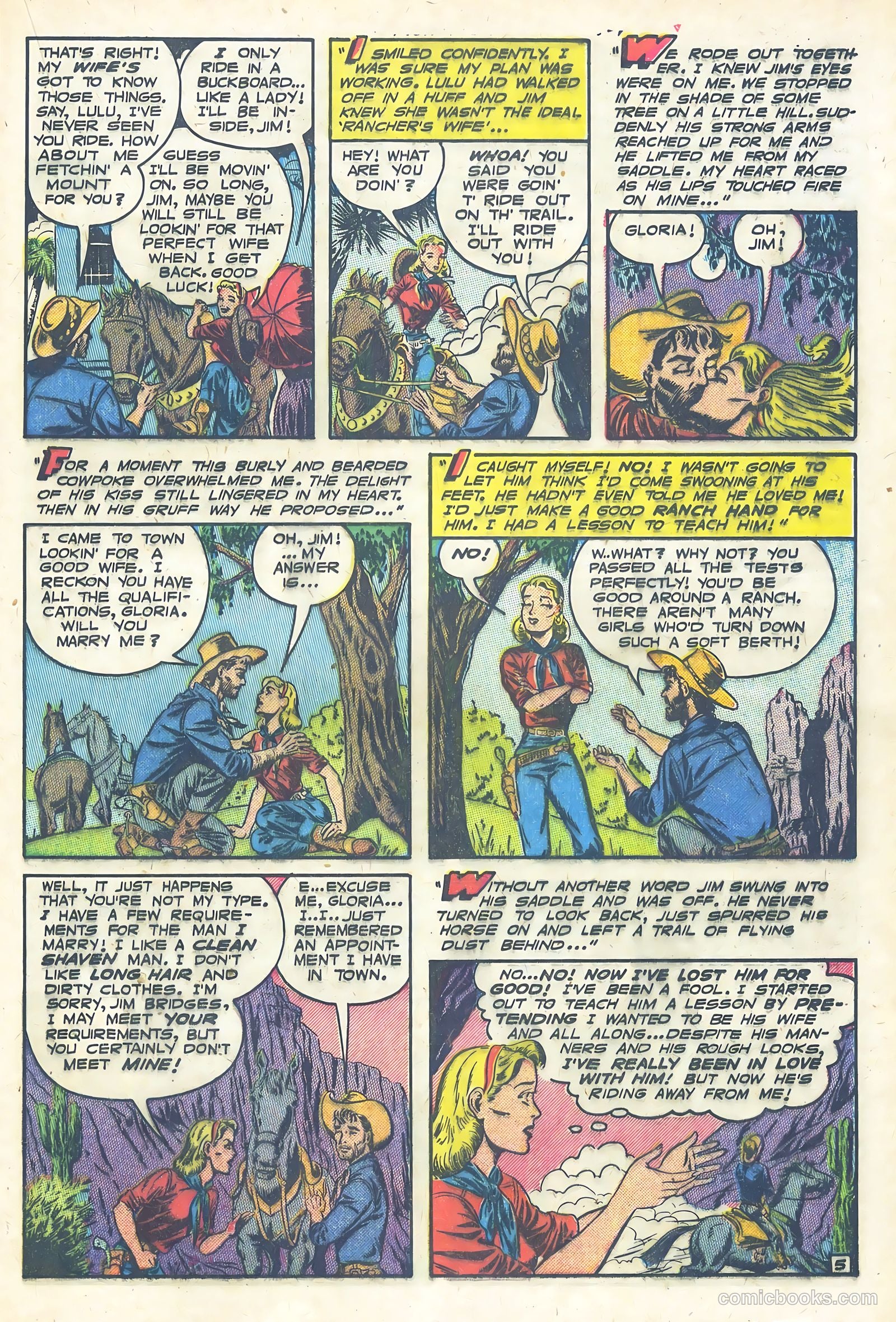 Frontier Romances #1 — page 21 of 36