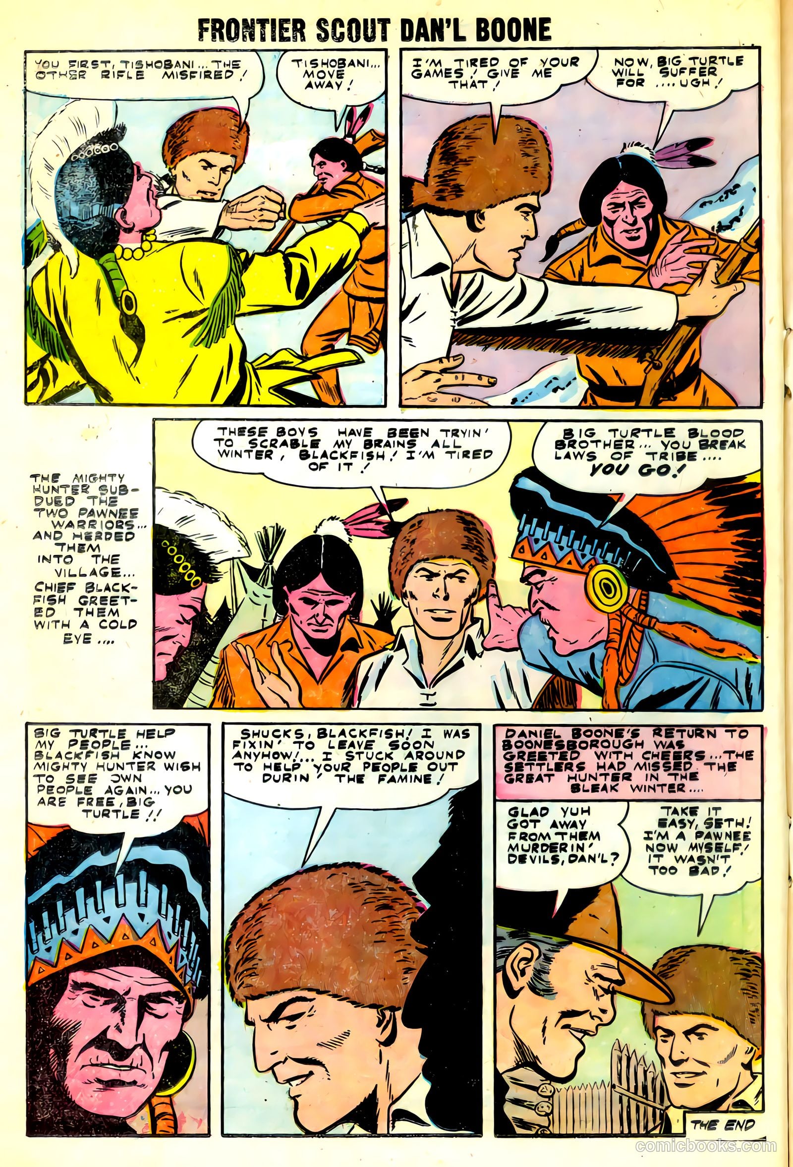 Frontier Scout, Dan'l Boone #10 — page 16 of 36