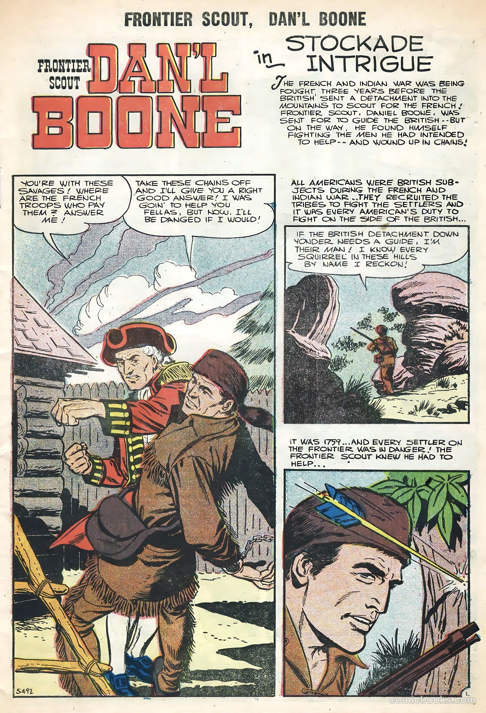 Frontier Scout, Dan'l Boone #12 — page 3 of 36