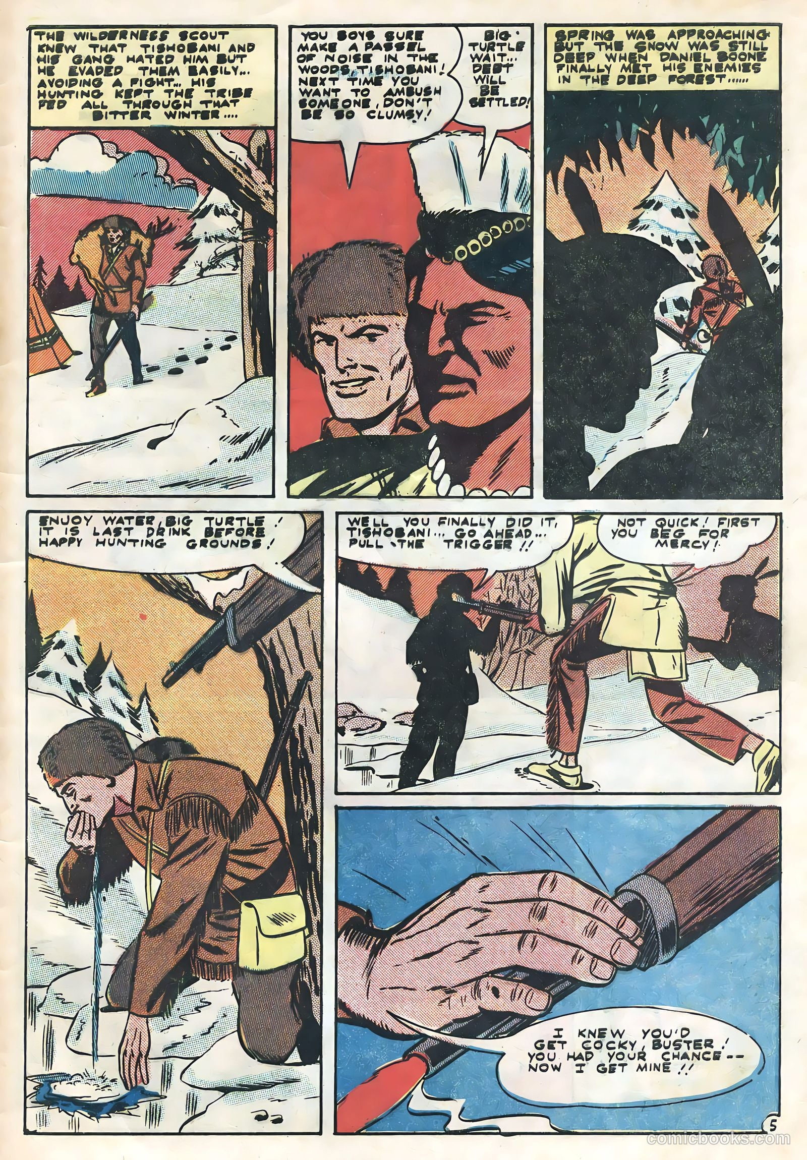 Frontier Scout Daniel Boone #14 — page 33 of 36