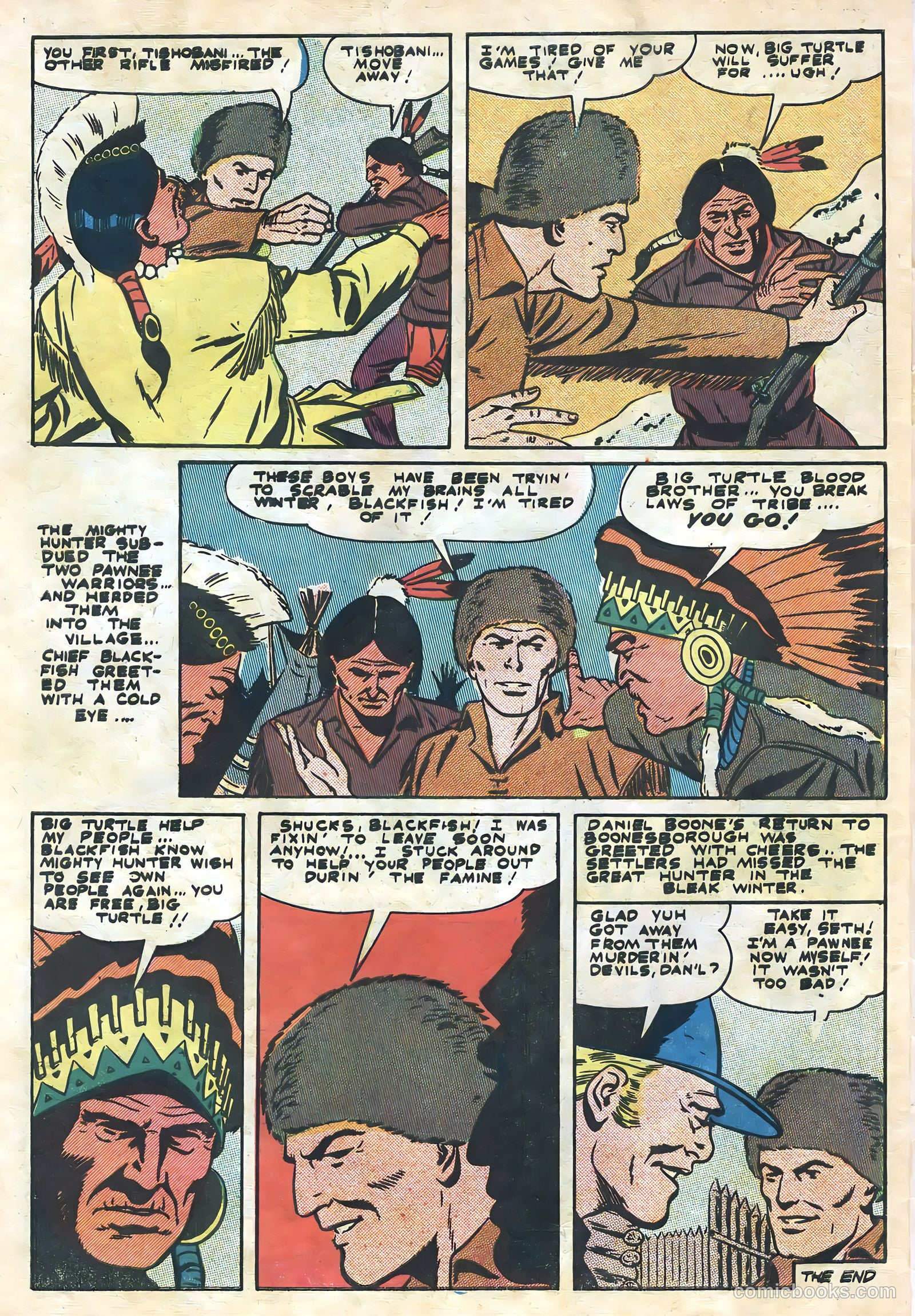 Frontier Scout Daniel Boone #14 — page 34 of 36