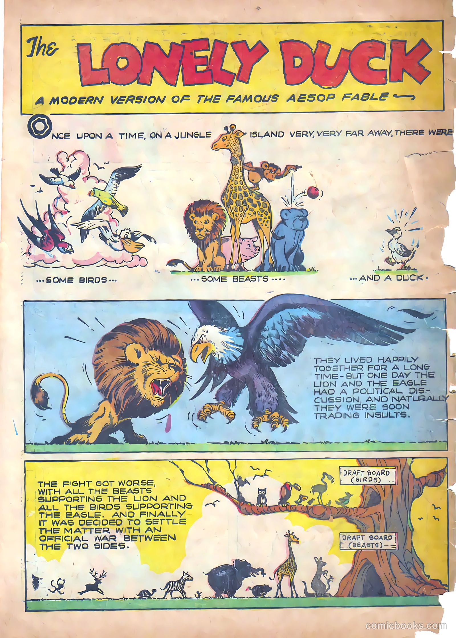 Funny Fables #1 — page 32 of 36