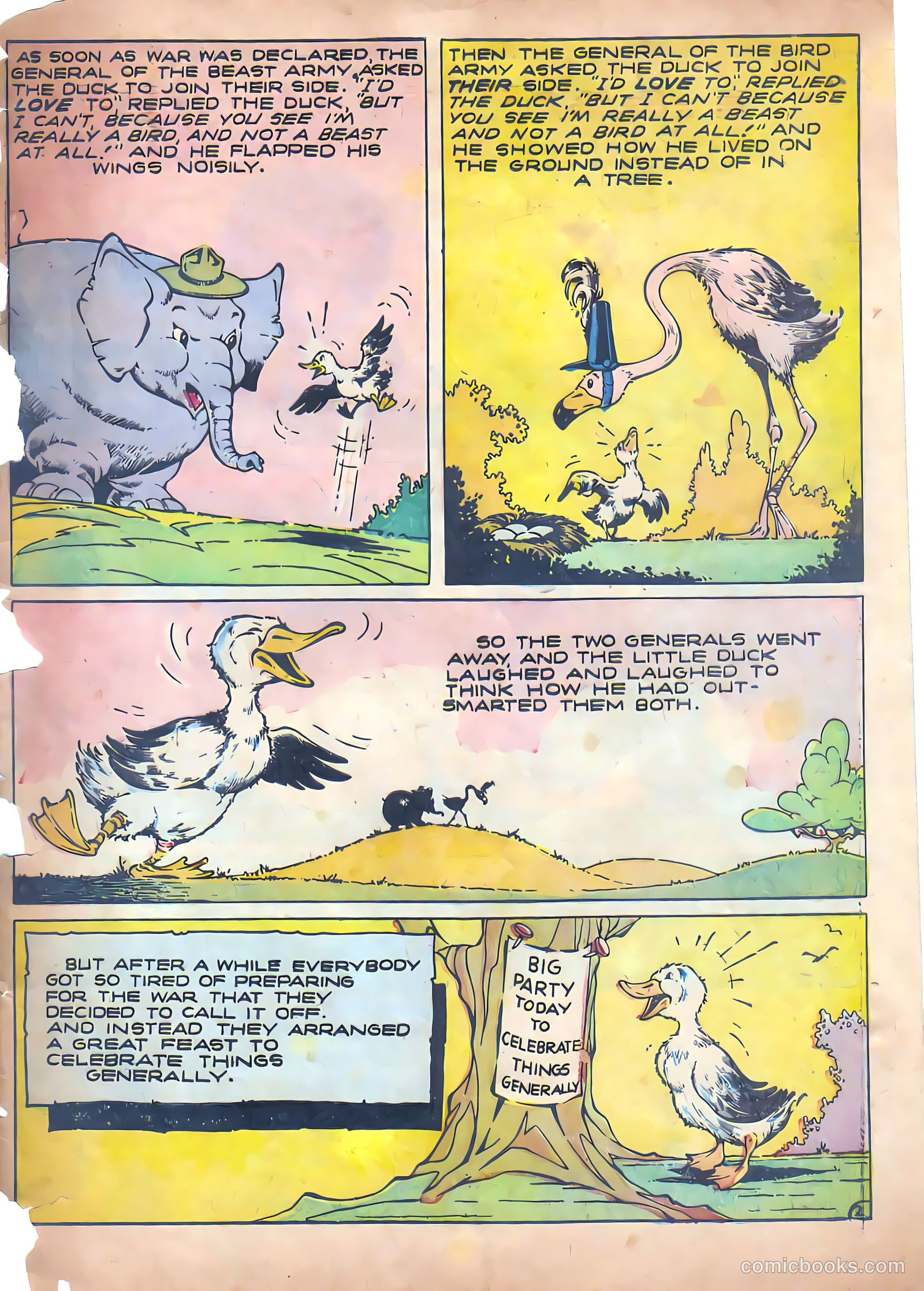 Funny Fables #1 — page 33 of 36
