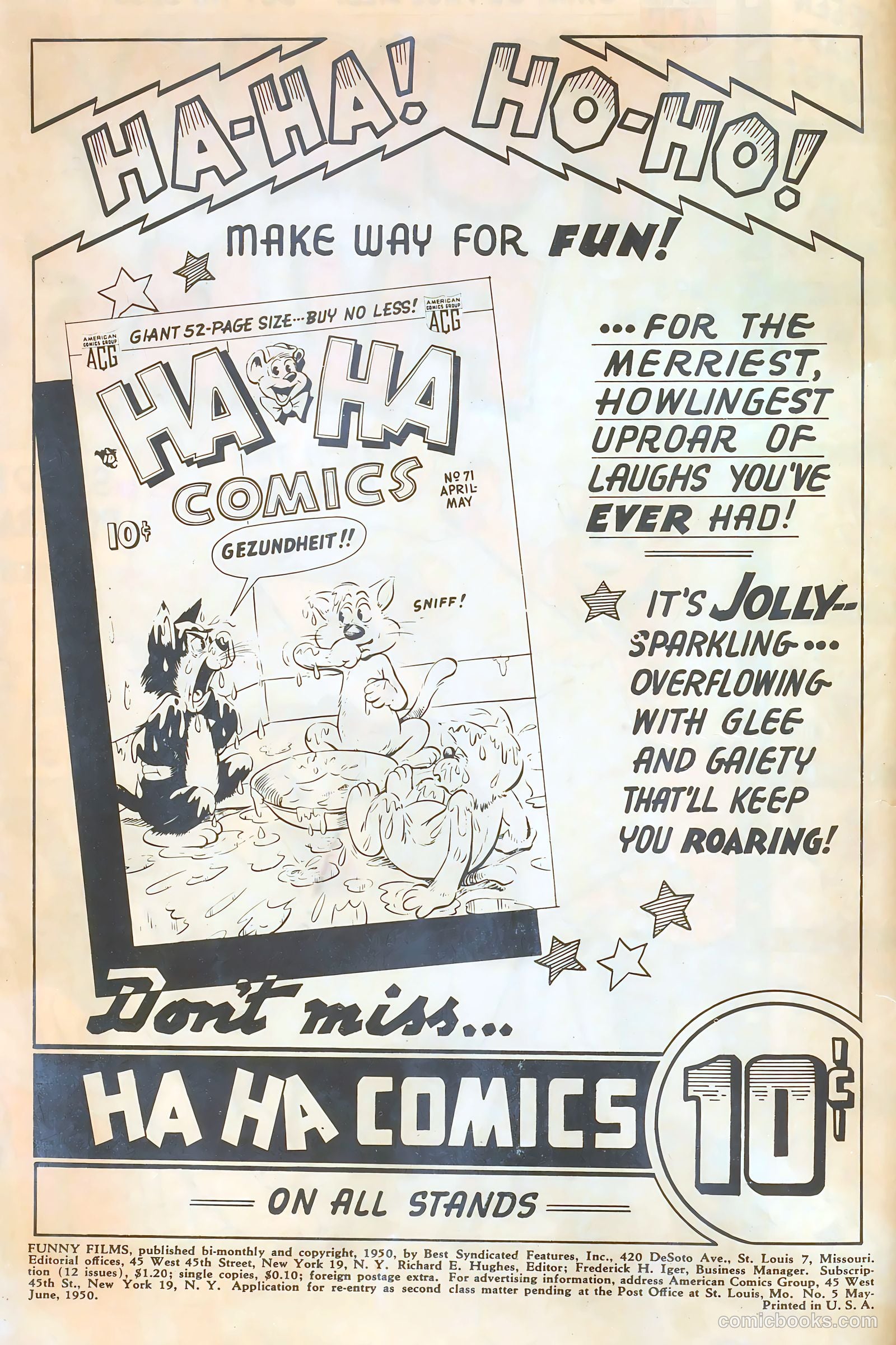 Funny Films #5 — page 2 of 52