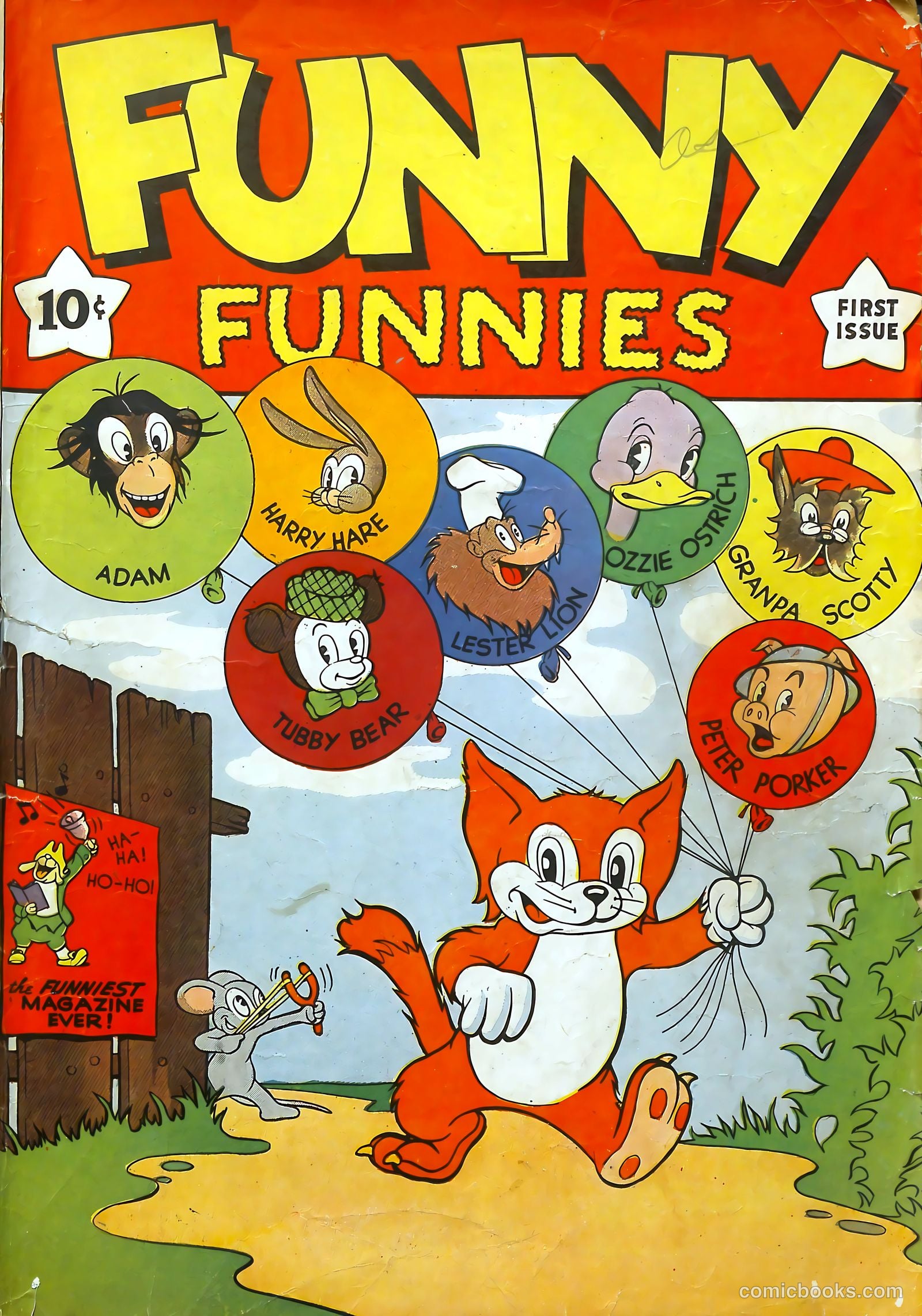 Funny Funnies #1 — page 1 of 58
