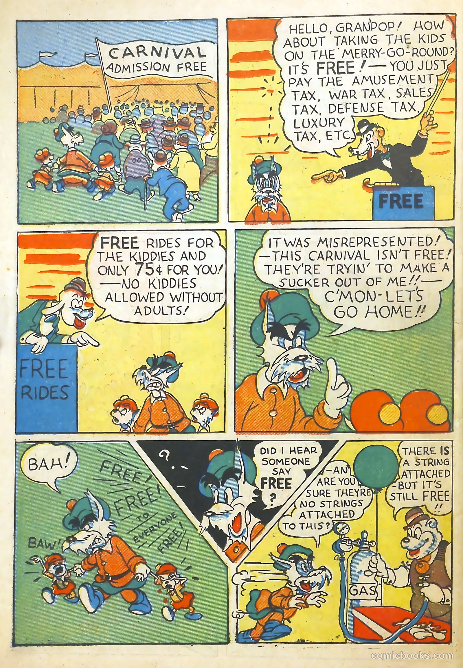 Funny Funnies #1 — page 40 of 58