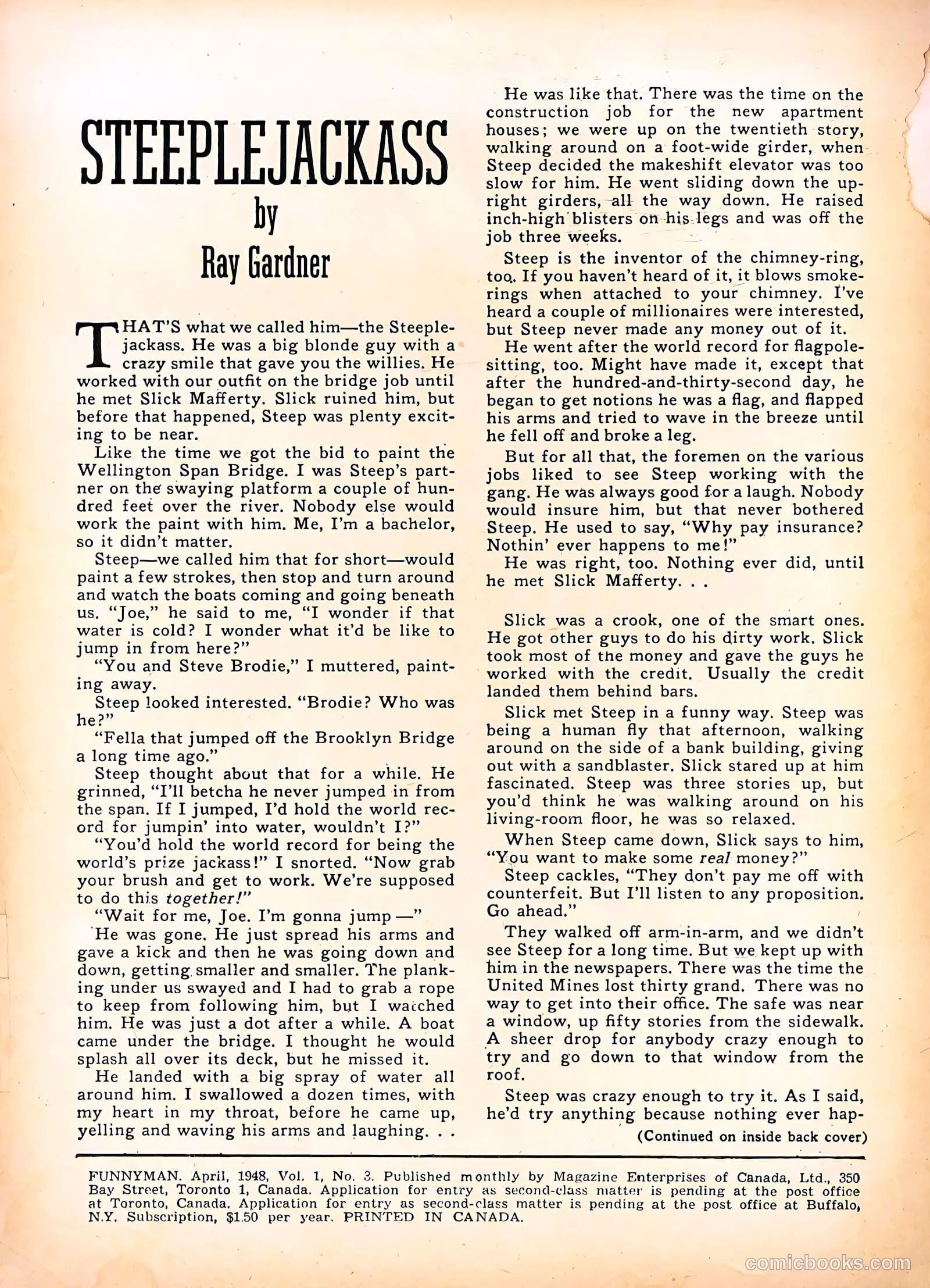 Funnyman #3 — page 2 of 36