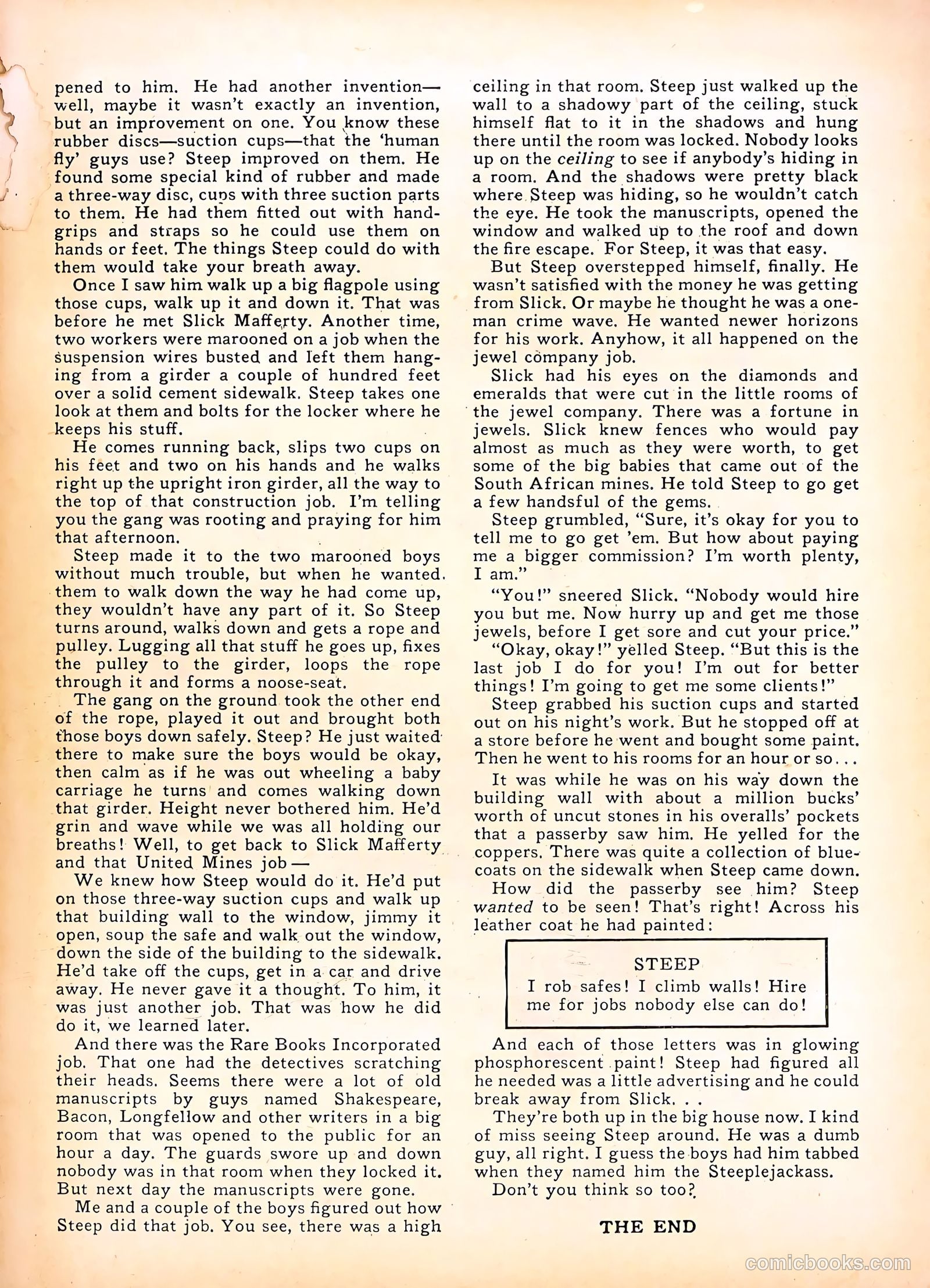 Funnyman #3 — page 35 of 36
