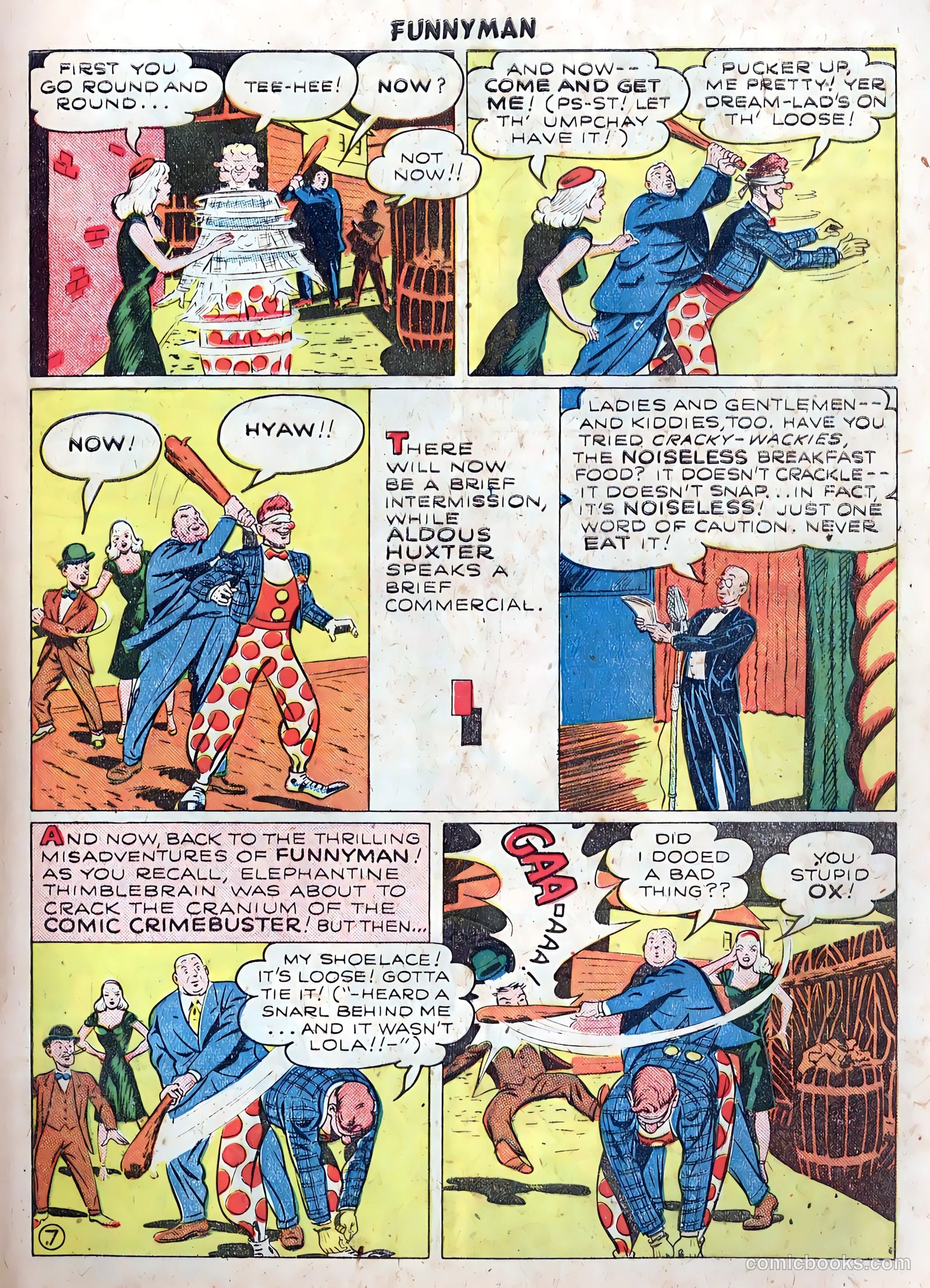 Funnyman #5 — page 9 of 36