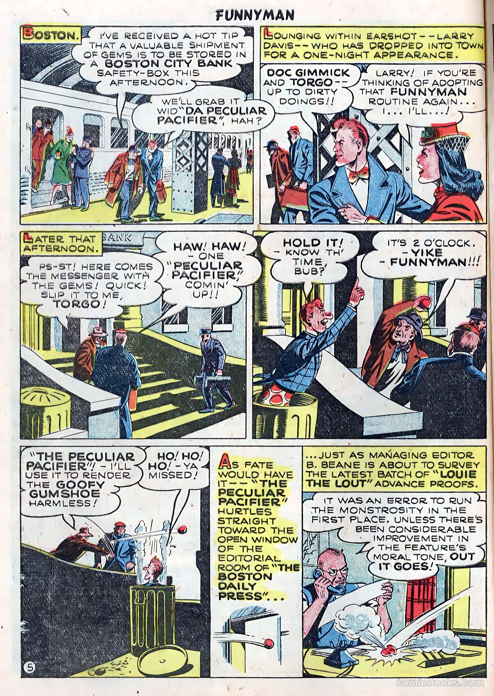 Funnyman #5 — page 32 of 36