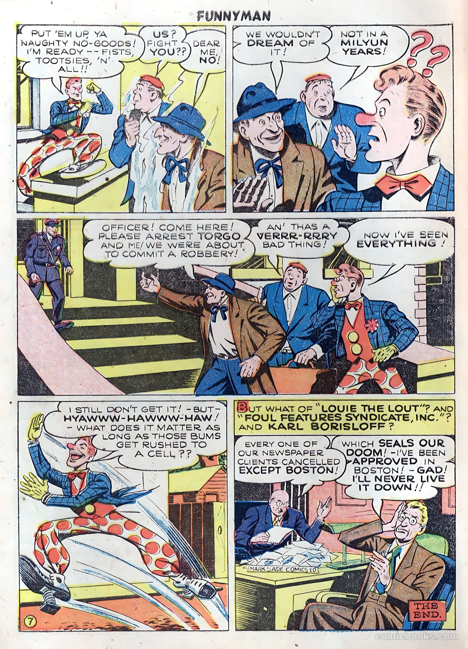 Funnyman #5 — page 34 of 36