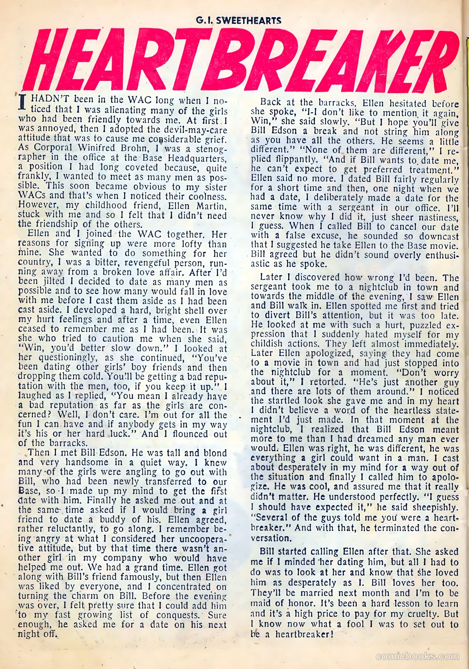 G.I. Sweethearts #32 — page 26 of 36