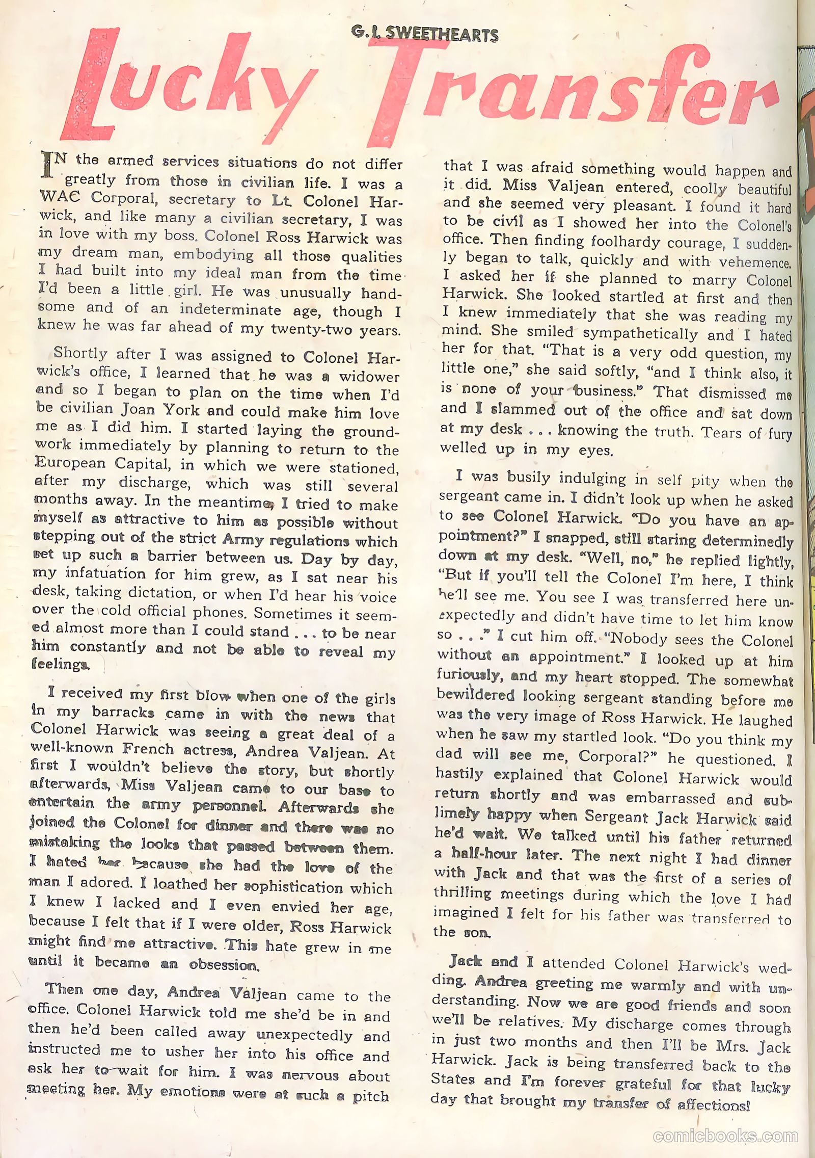 G.I. Sweethearts #34 — page 26 of 36