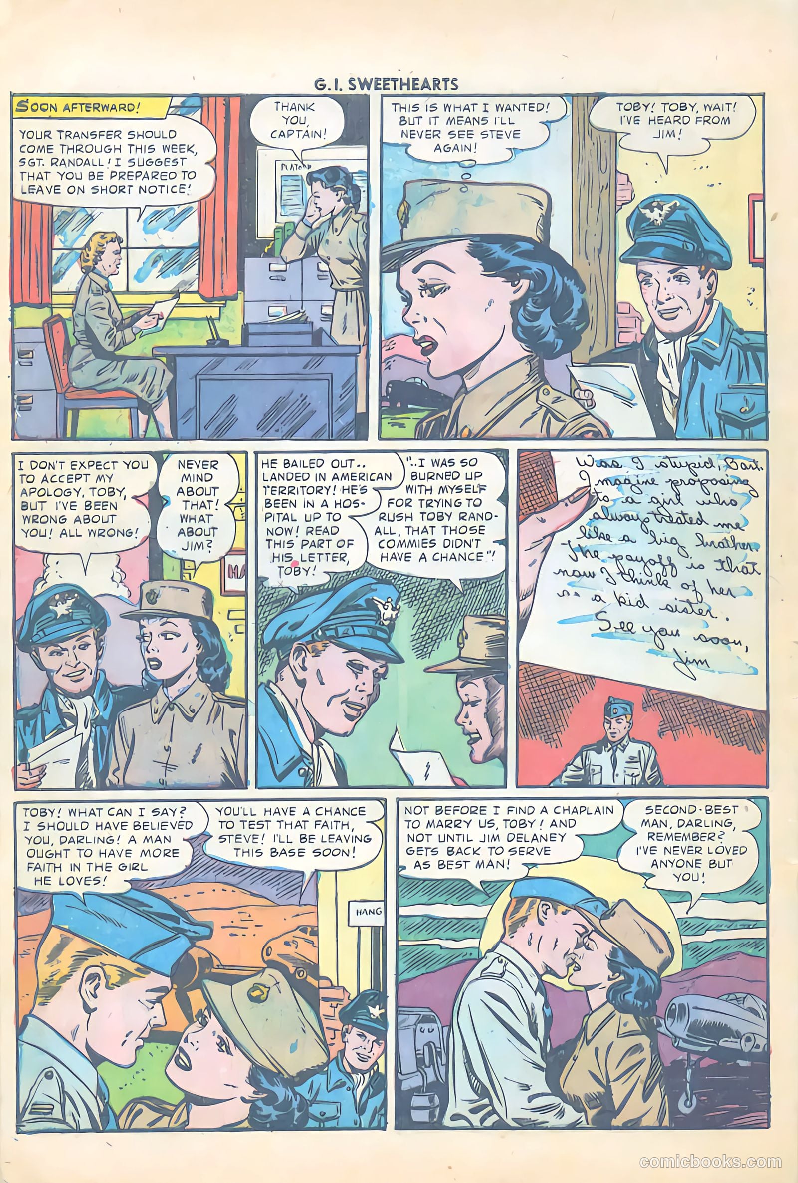 G.I. Sweethearts #35 — page 32 of 36