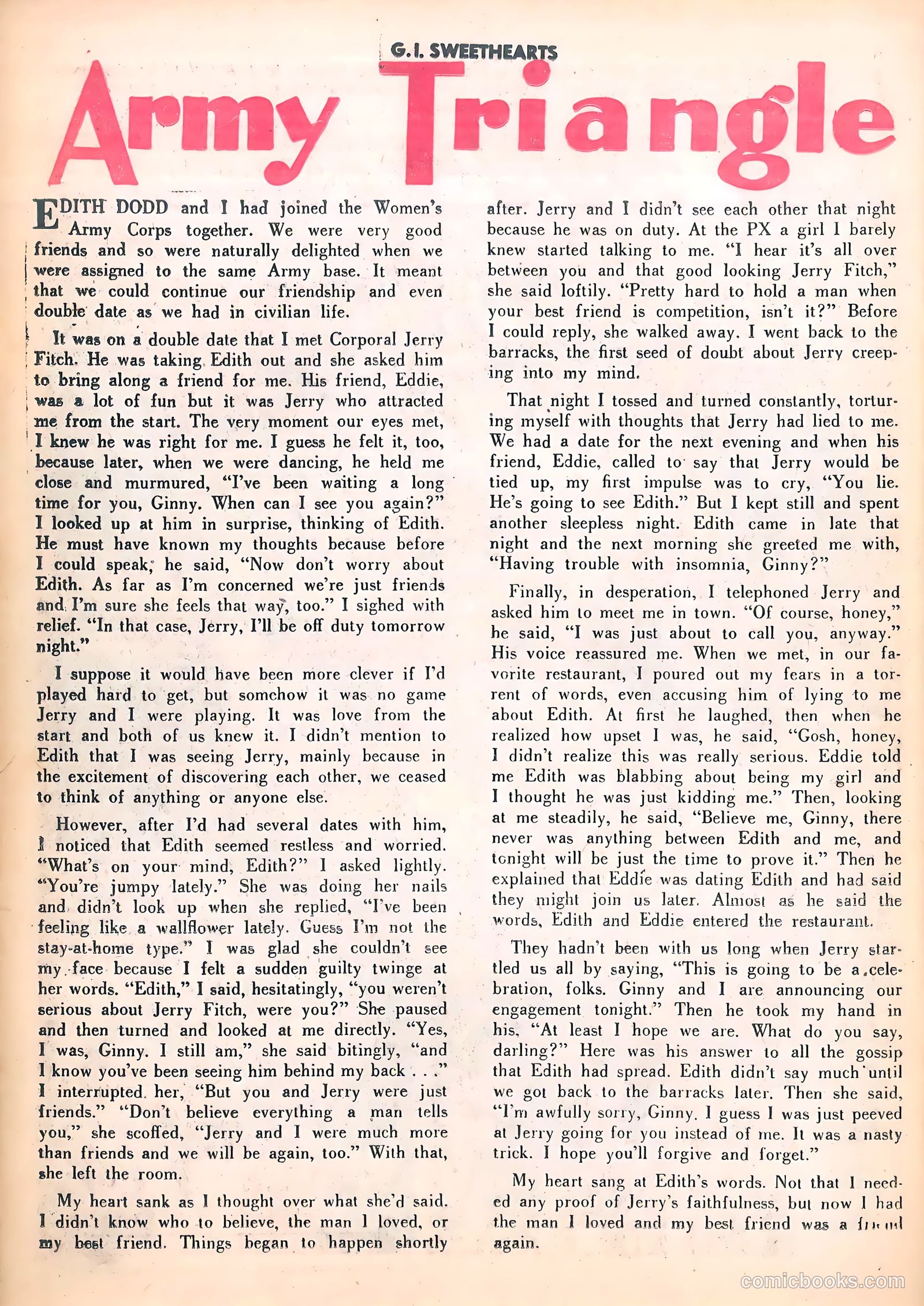 G.I. Sweethearts #37 — page 26 of 37