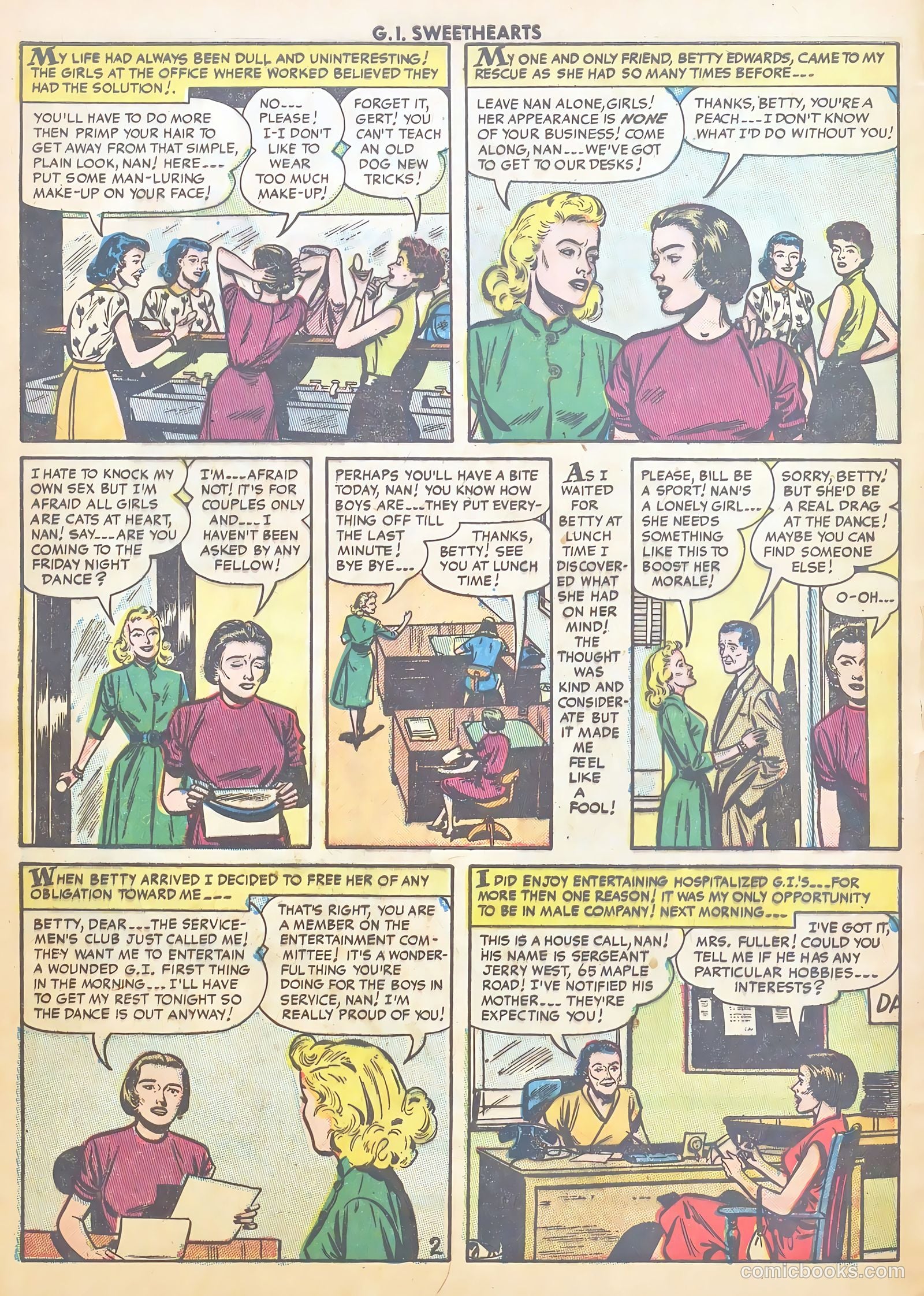 G.I. Sweethearts #38 — page 4 of 37