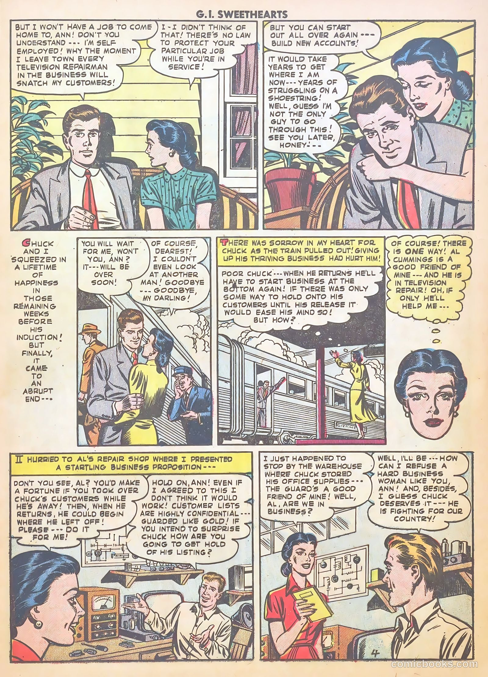 G.I. Sweethearts #38 — page 21 of 37