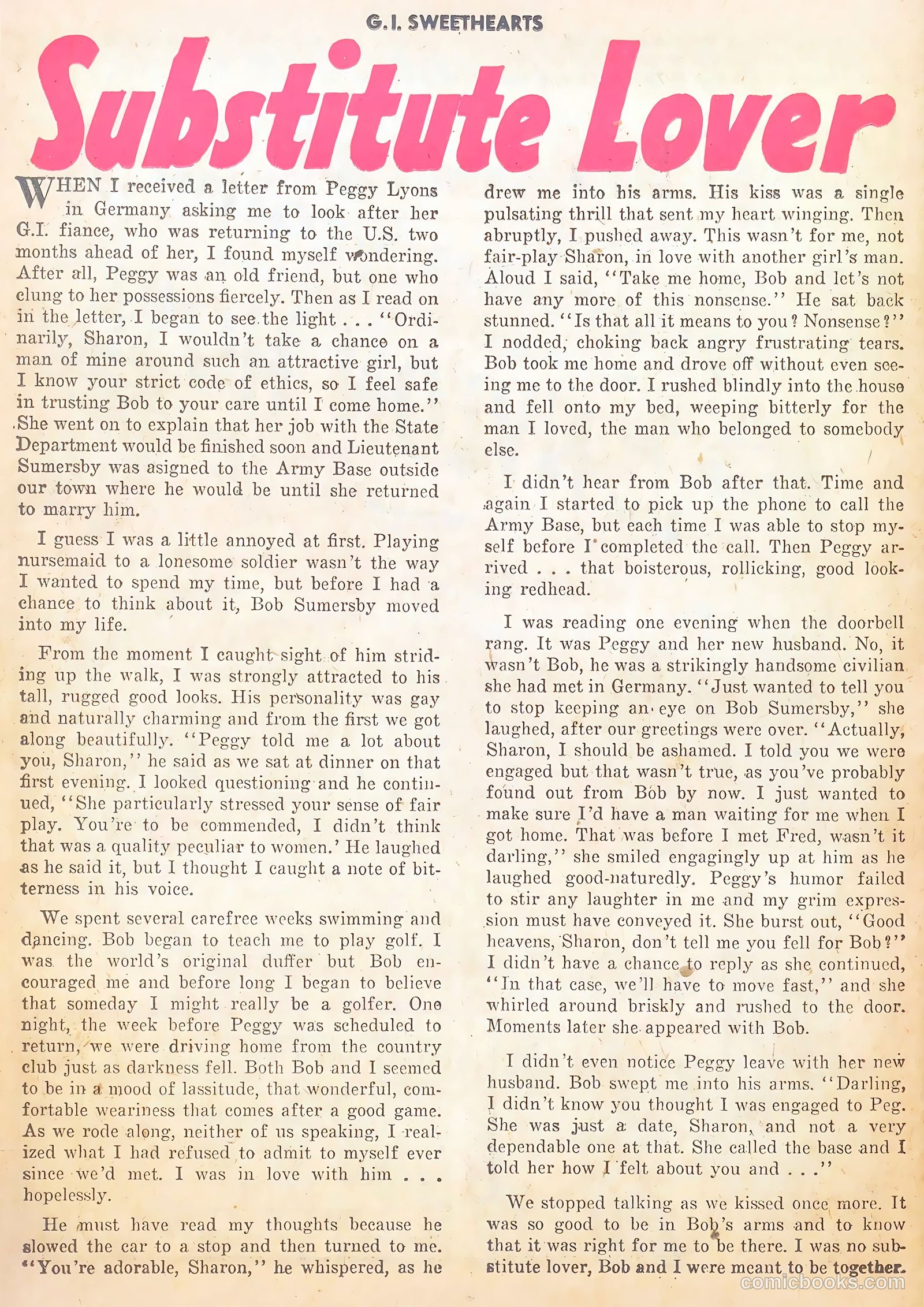 G.I. Sweethearts #38 — page 26 of 37