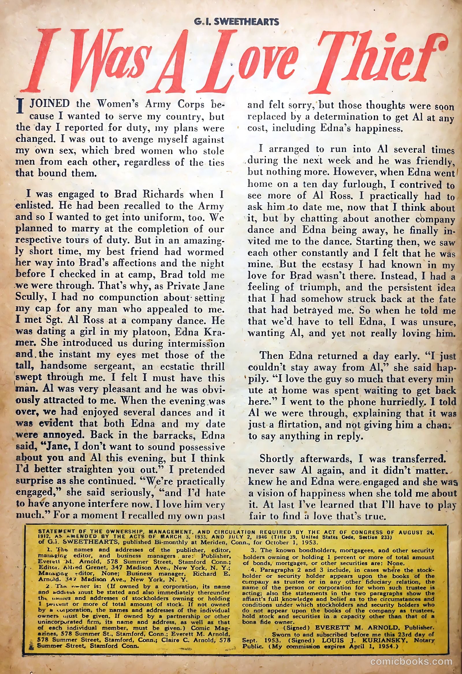 G.I. Sweethearts #39 — page 26 of 36
