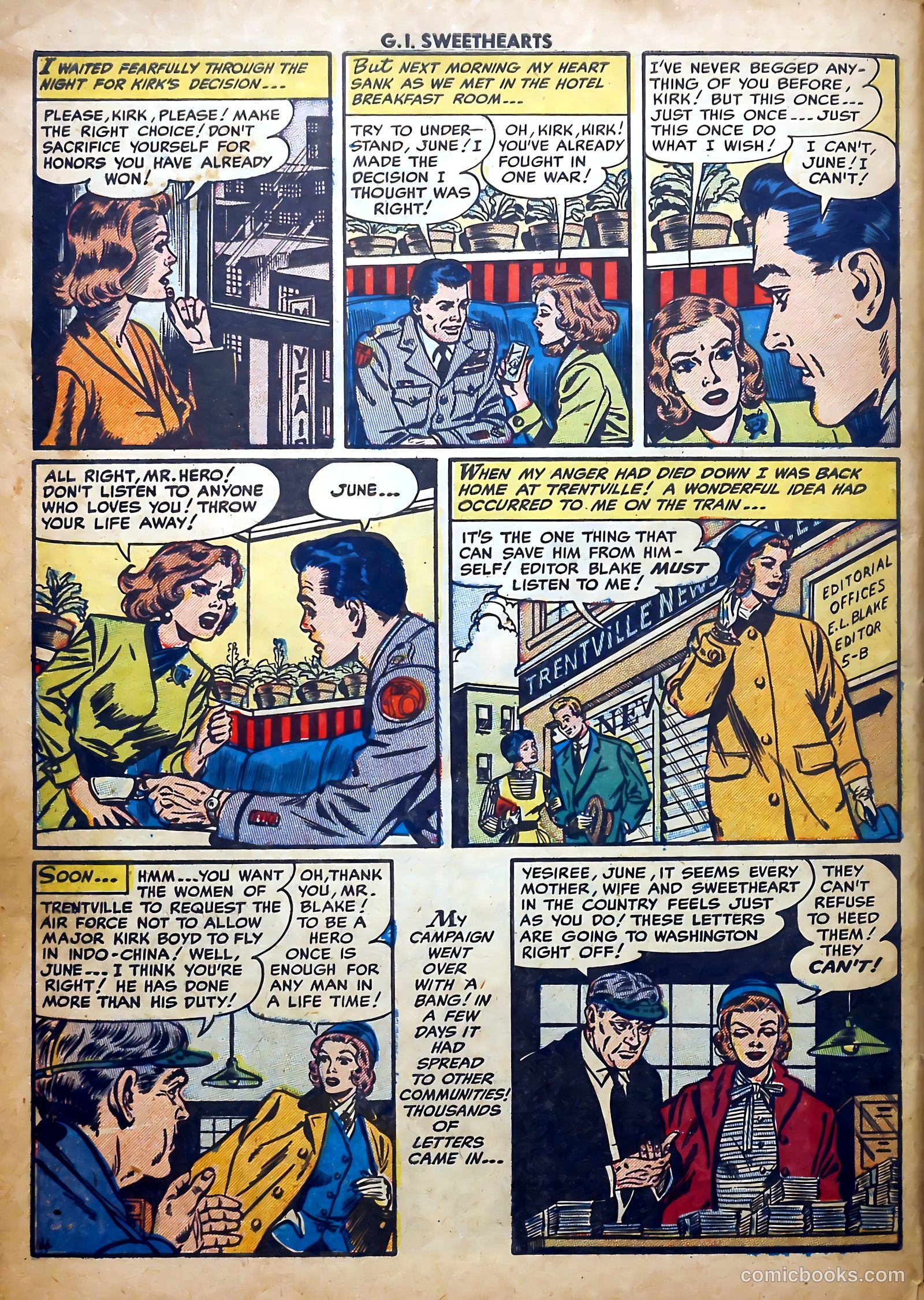 G.I. Sweethearts #39 — page 30 of 36