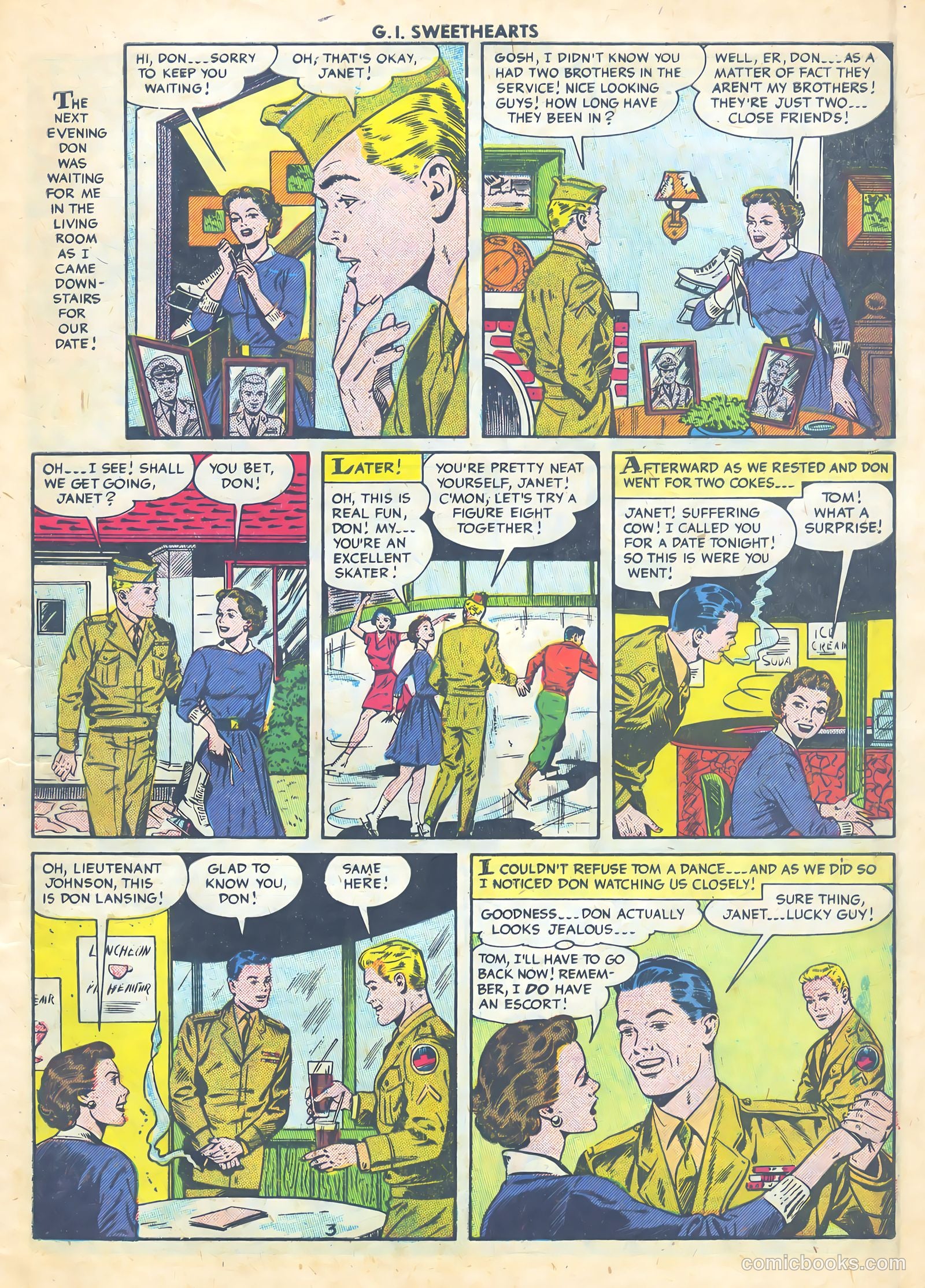 G.I. Sweethearts #45 — page 5 of 37