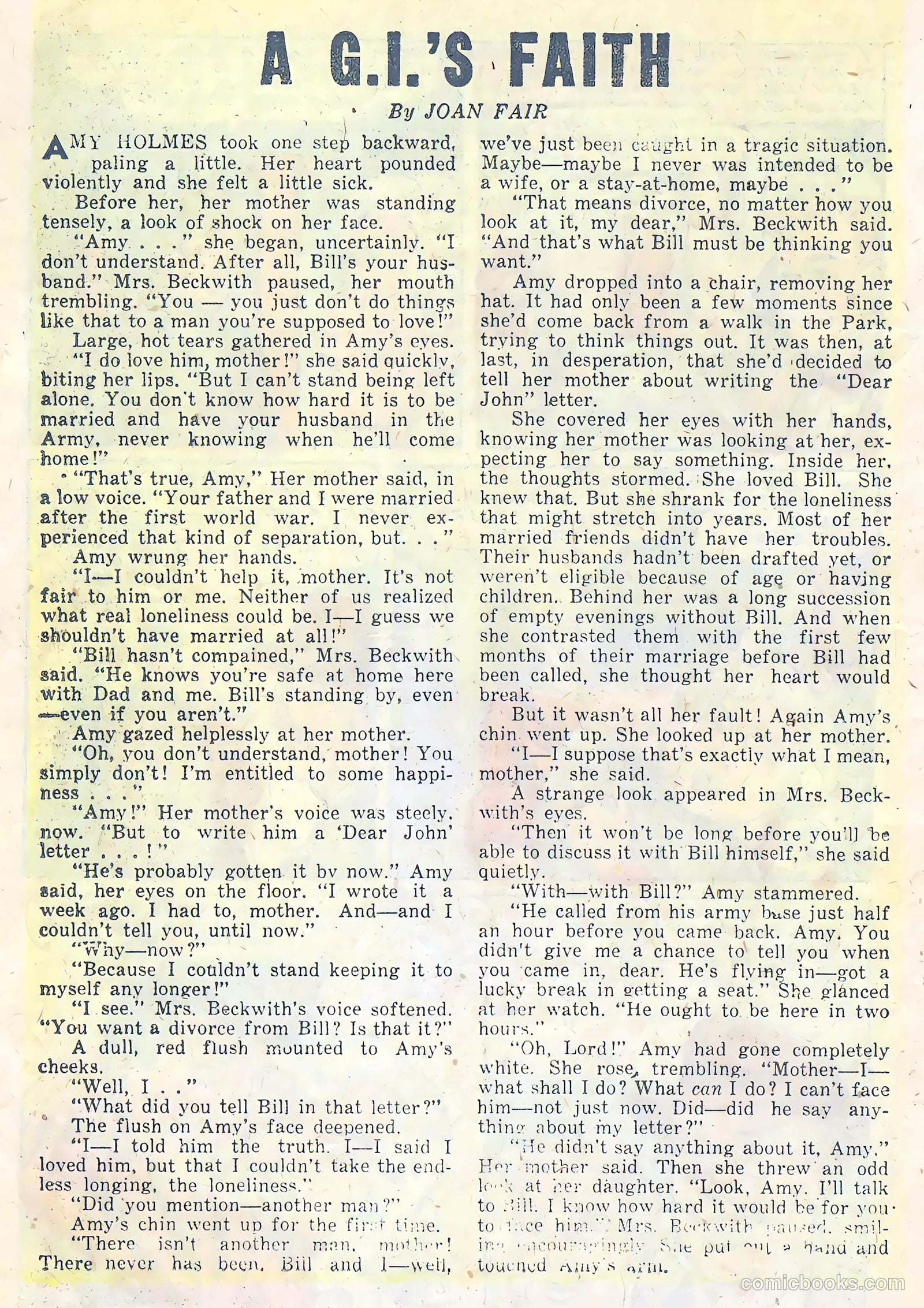 G.I. War Brides #1 — page 18 of 36
