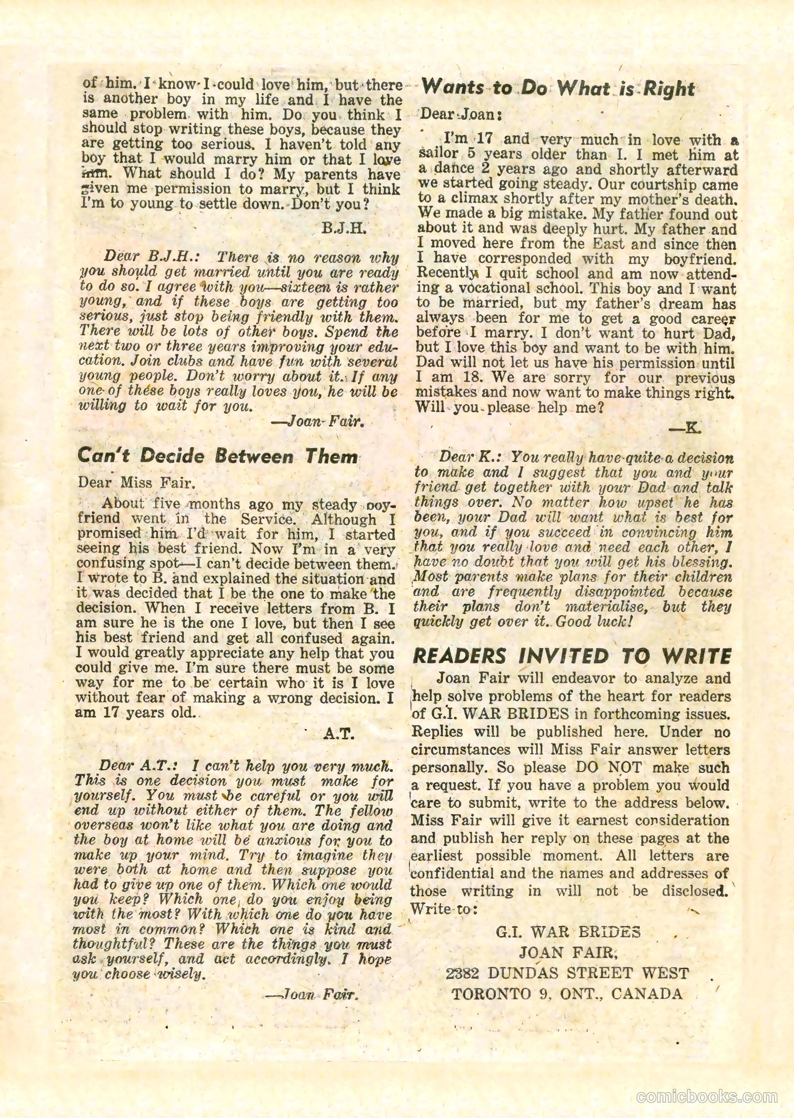 G.I. War Brides #6 — page 19 of 36