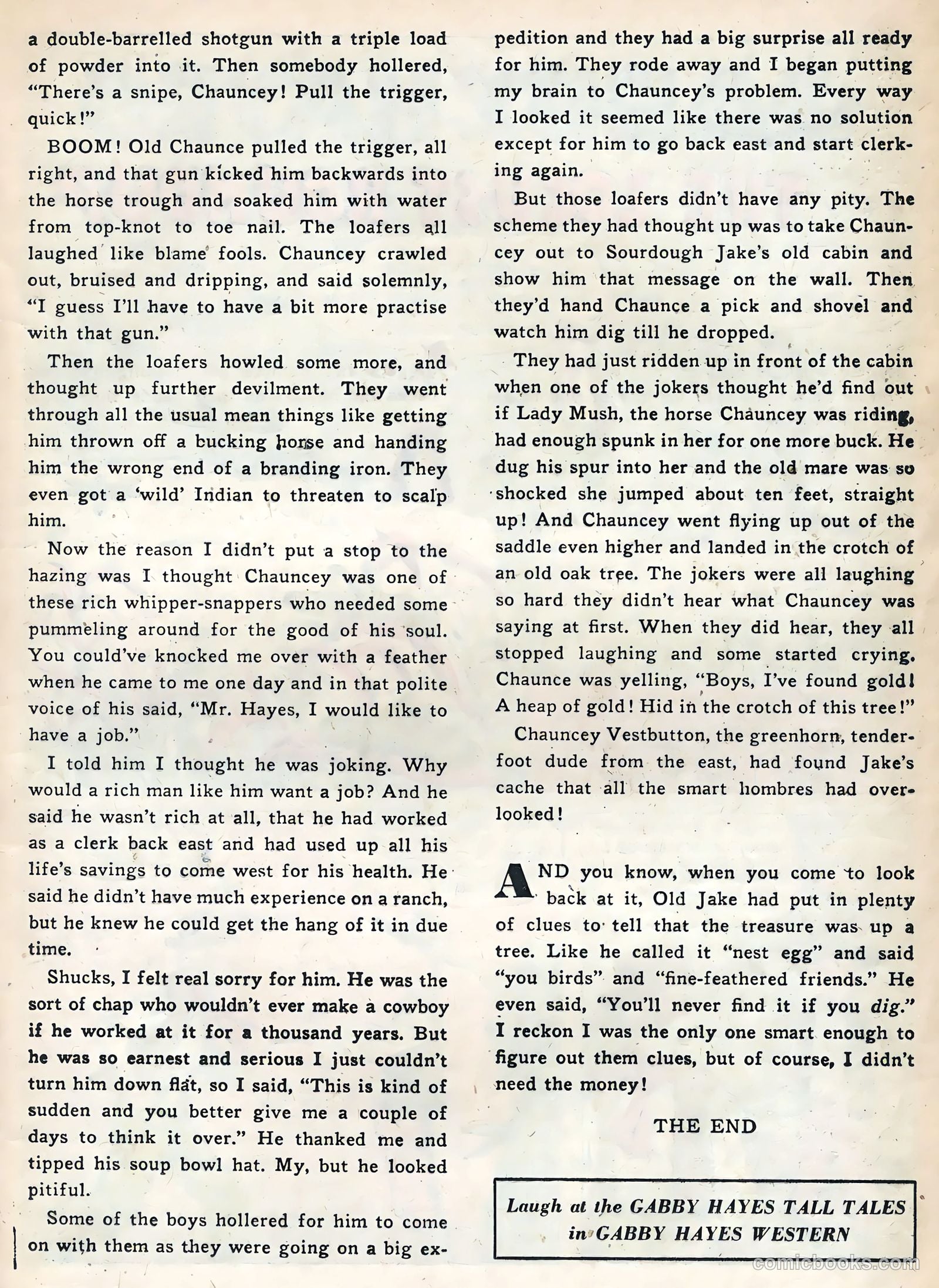 Gabby Hayes #52 — page 13 of 36