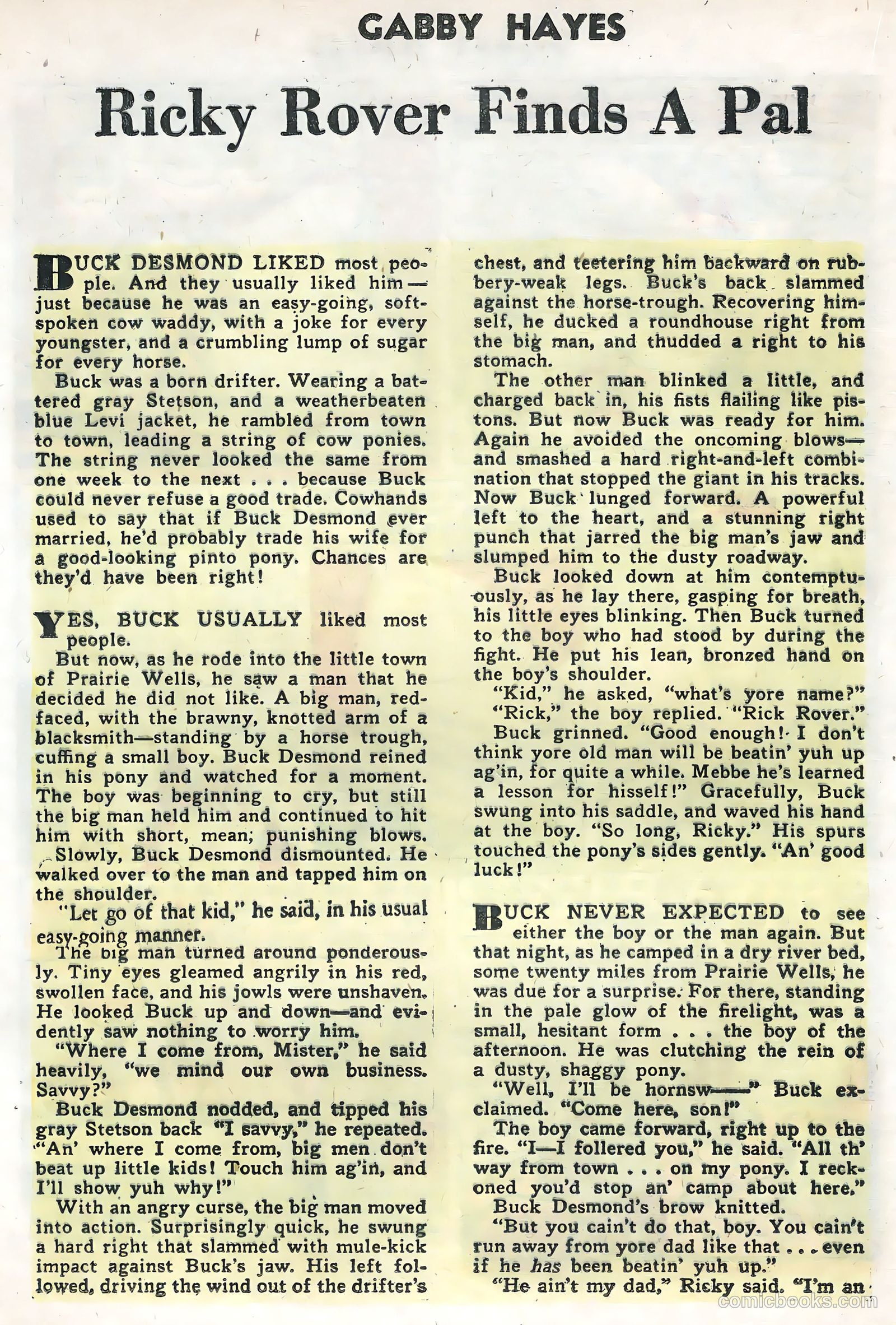 Gabby Hayes #56 — page 16 of 36