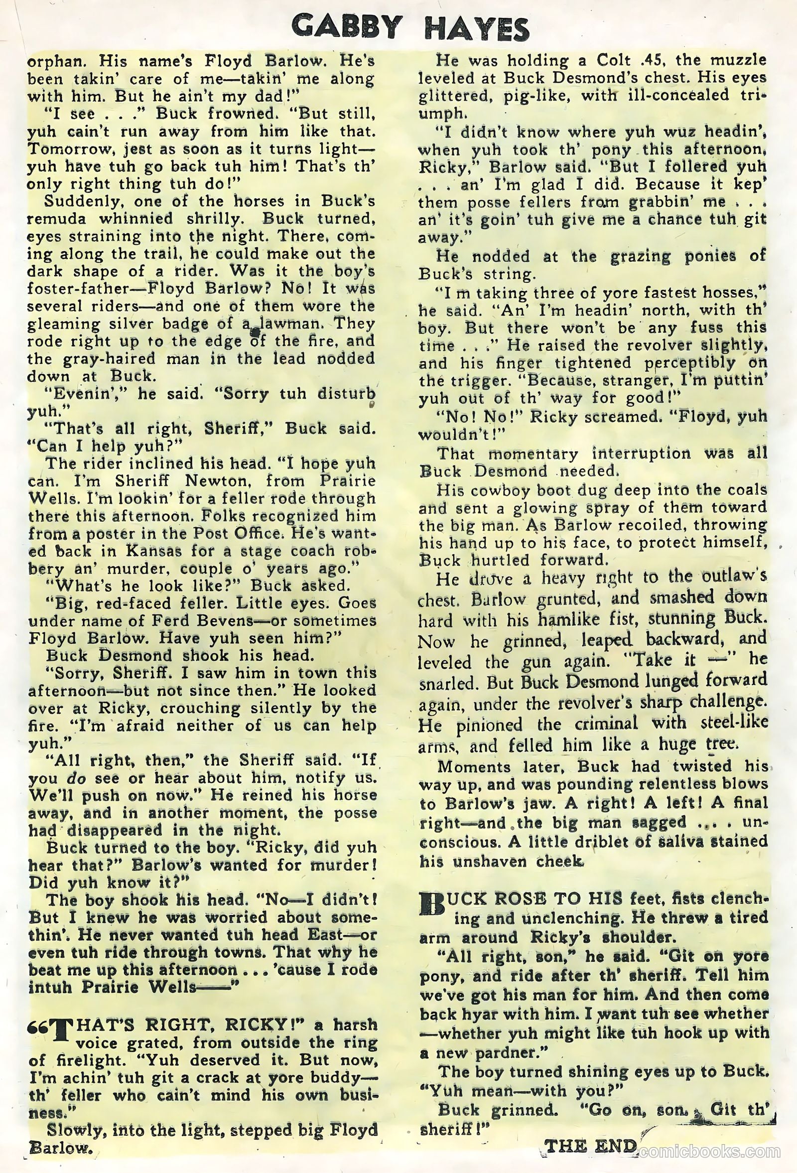 Gabby Hayes #56 — page 17 of 36