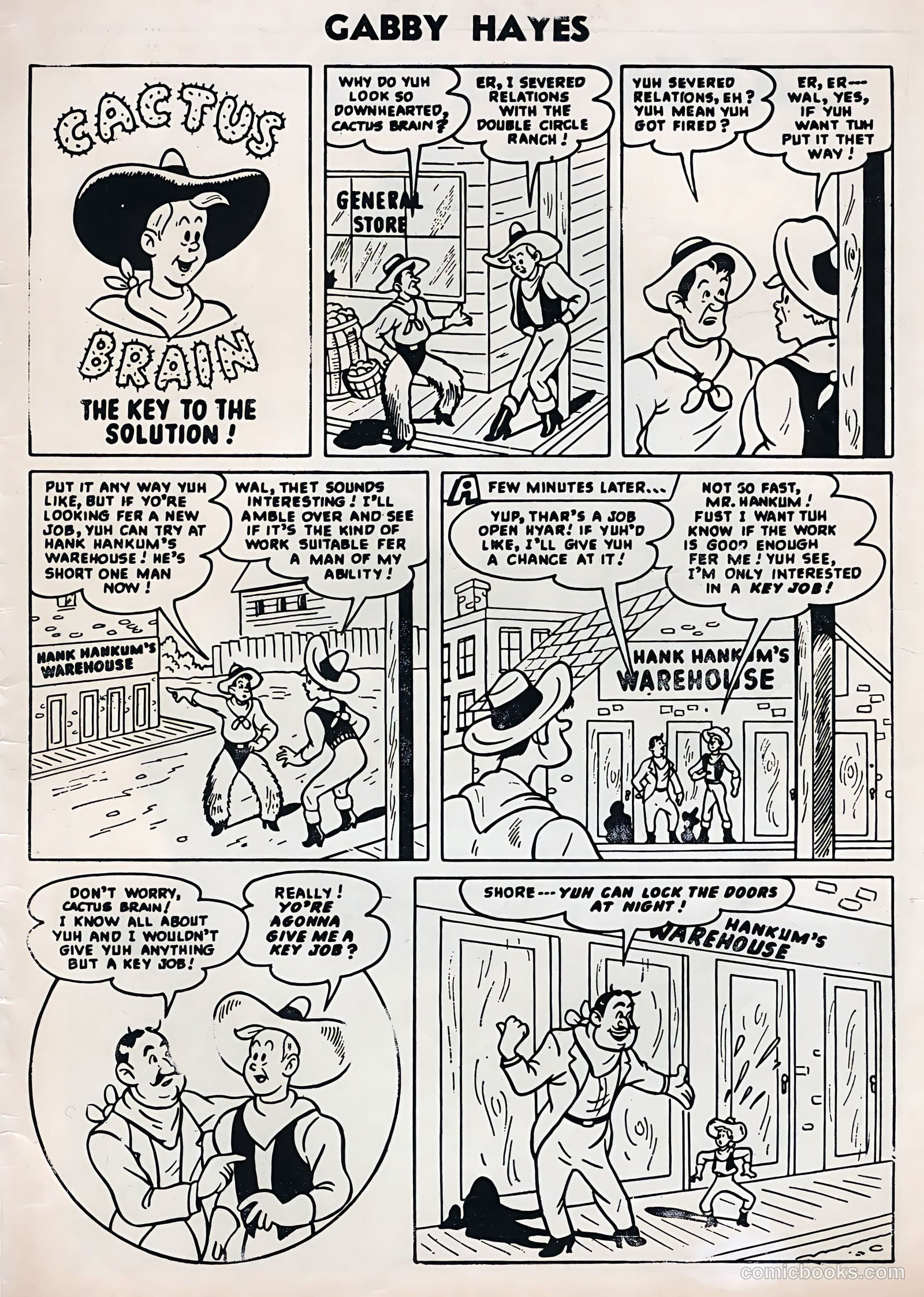 Gabby Hayes #56 — page 35 of 36