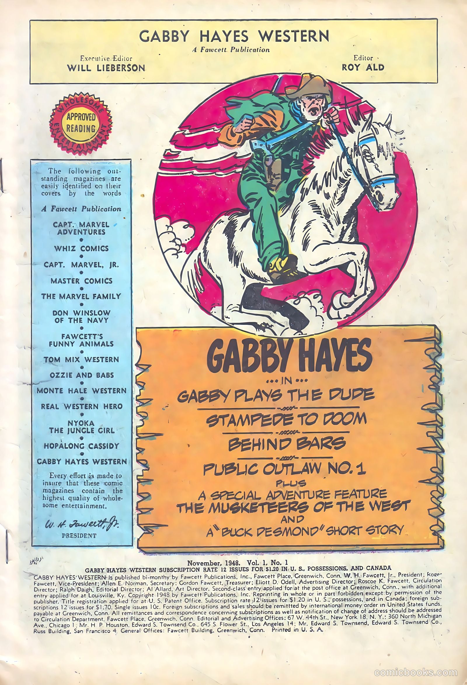 Gabby Hayes Western #1 — page 3 of 52