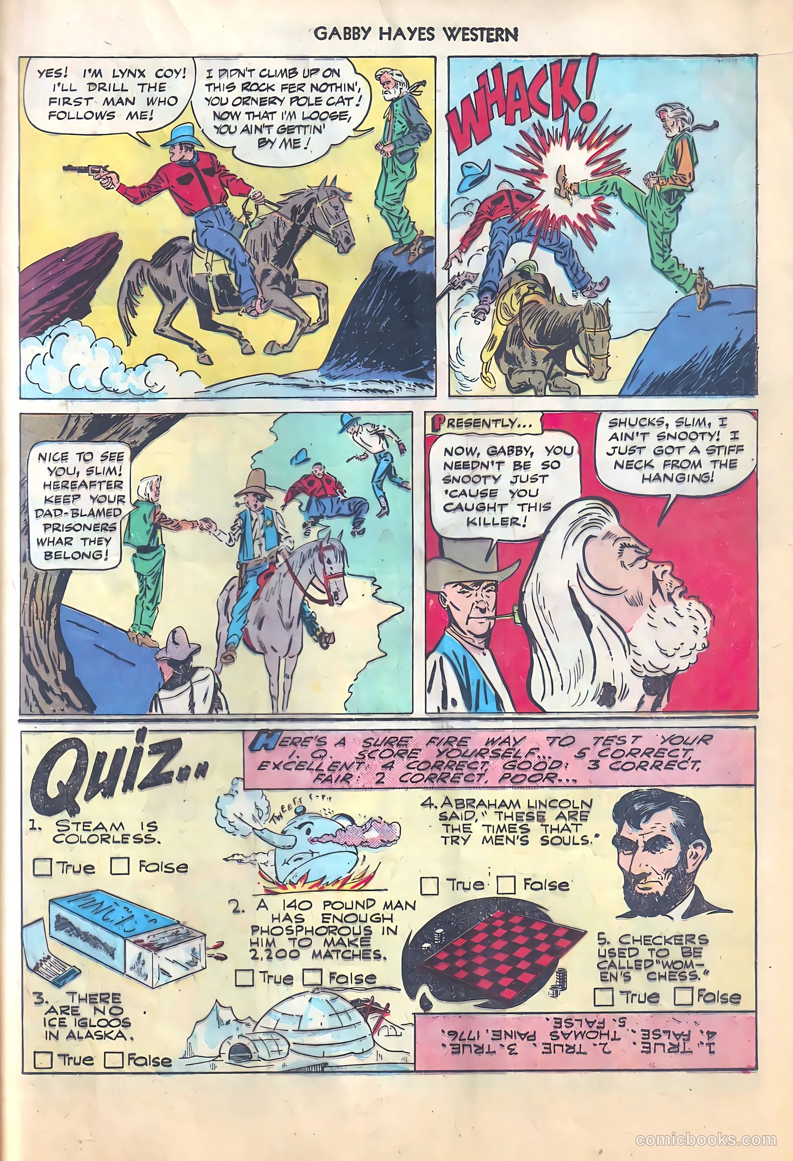 Gabby Hayes Western #1 — page 13 of 52