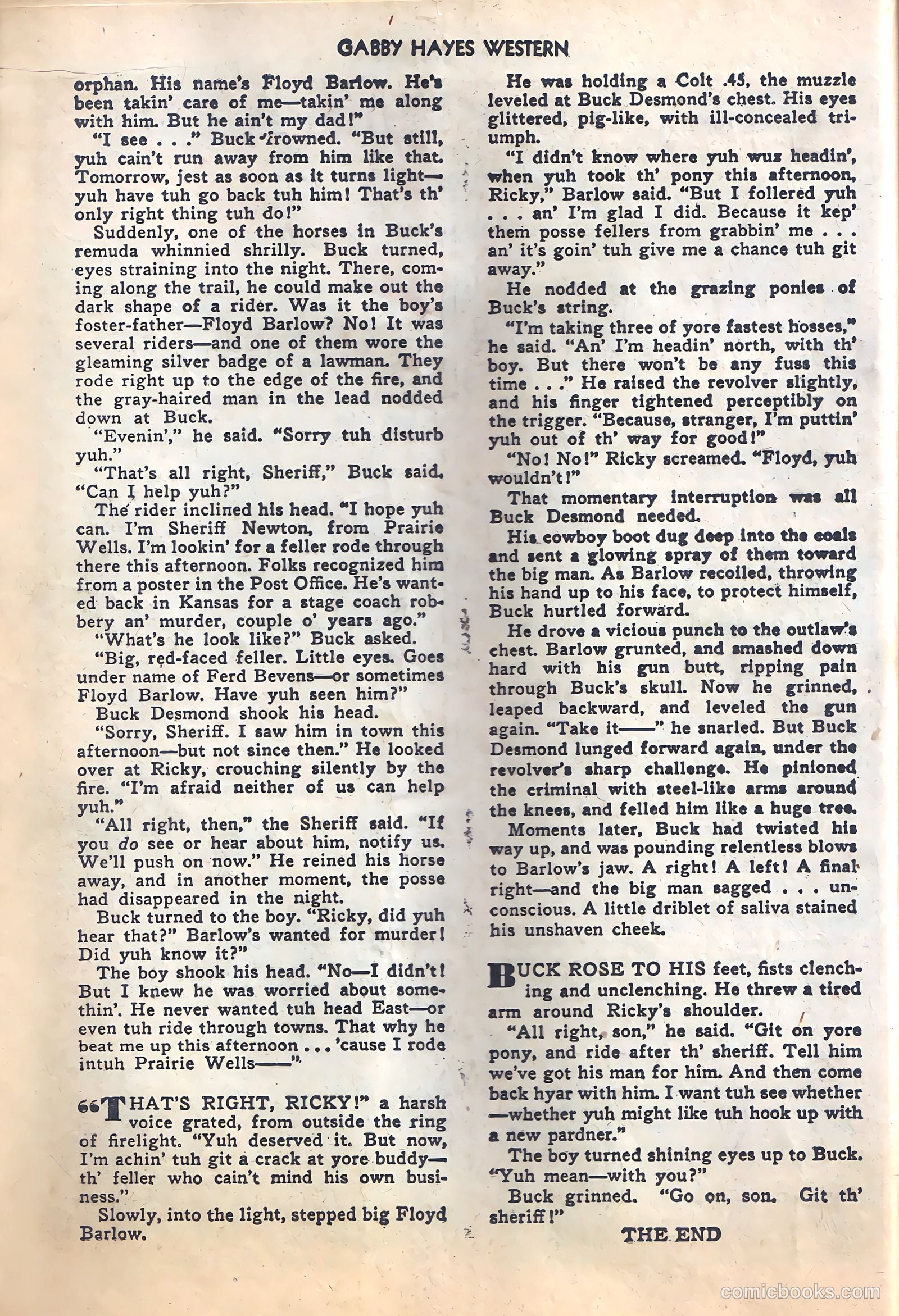 Gabby Hayes Western #1 — page 16 of 52