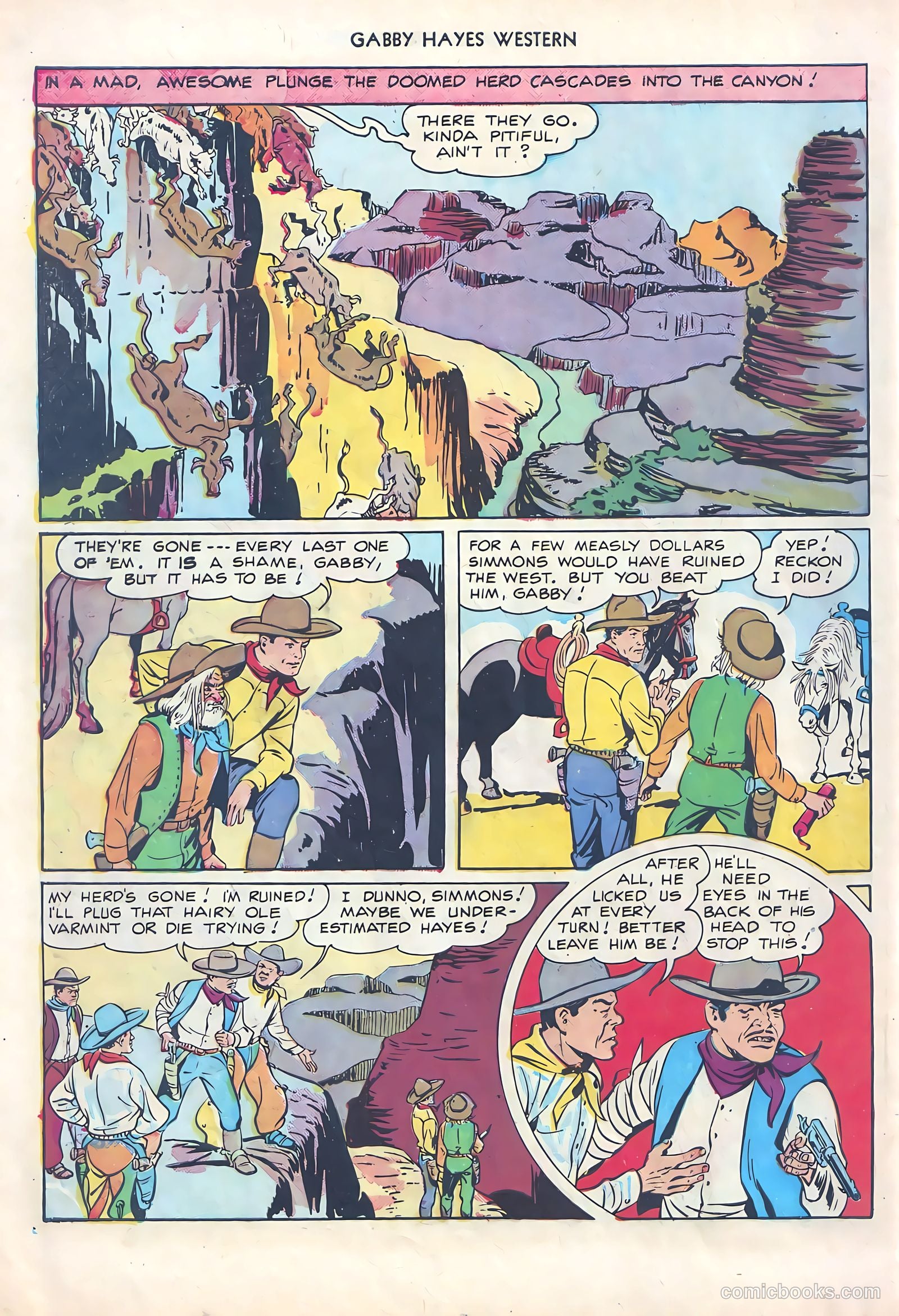 Gabby Hayes Western #1 — page 34 of 52