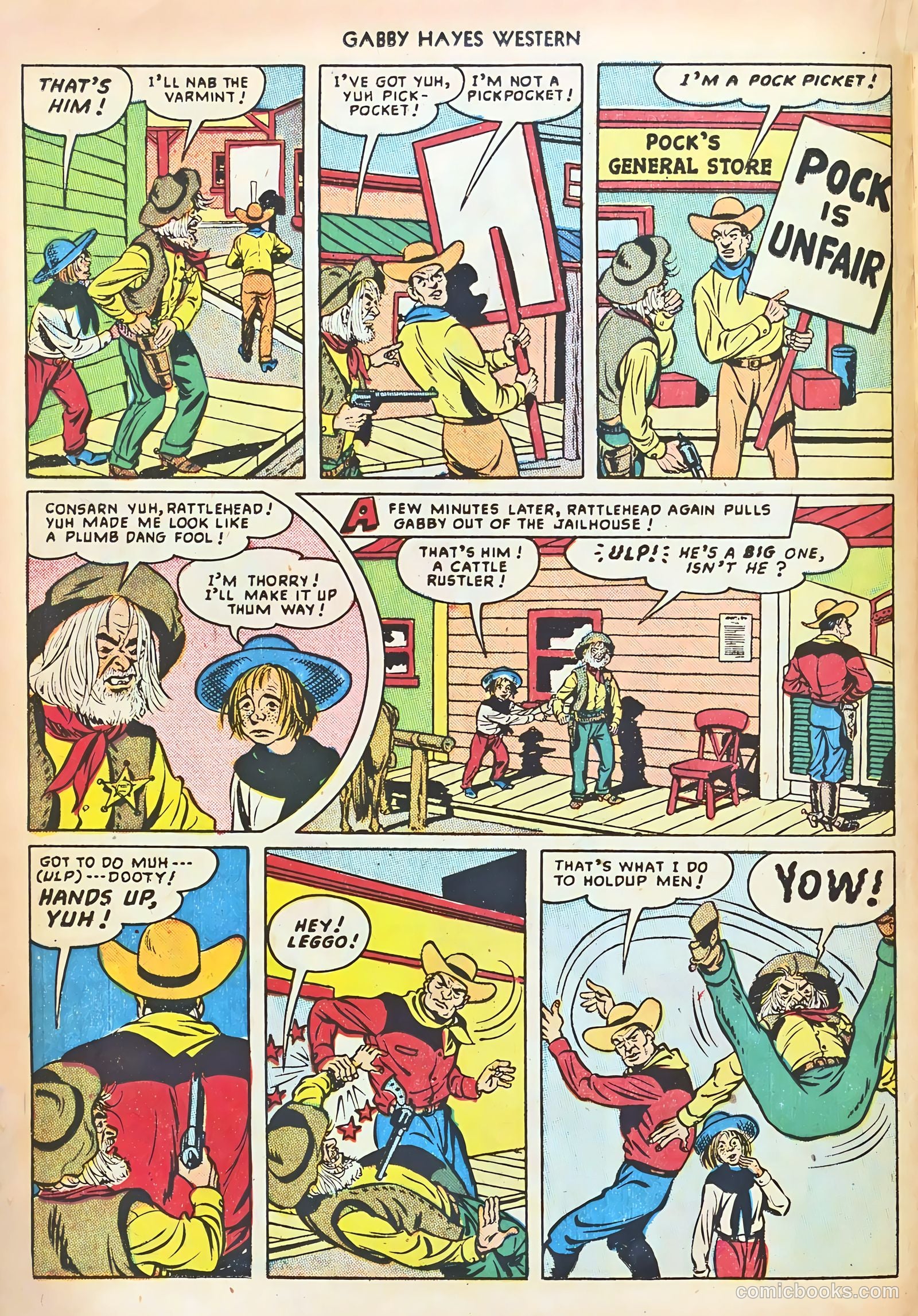 Gabby Hayes Western #10 — page 16 of 36
