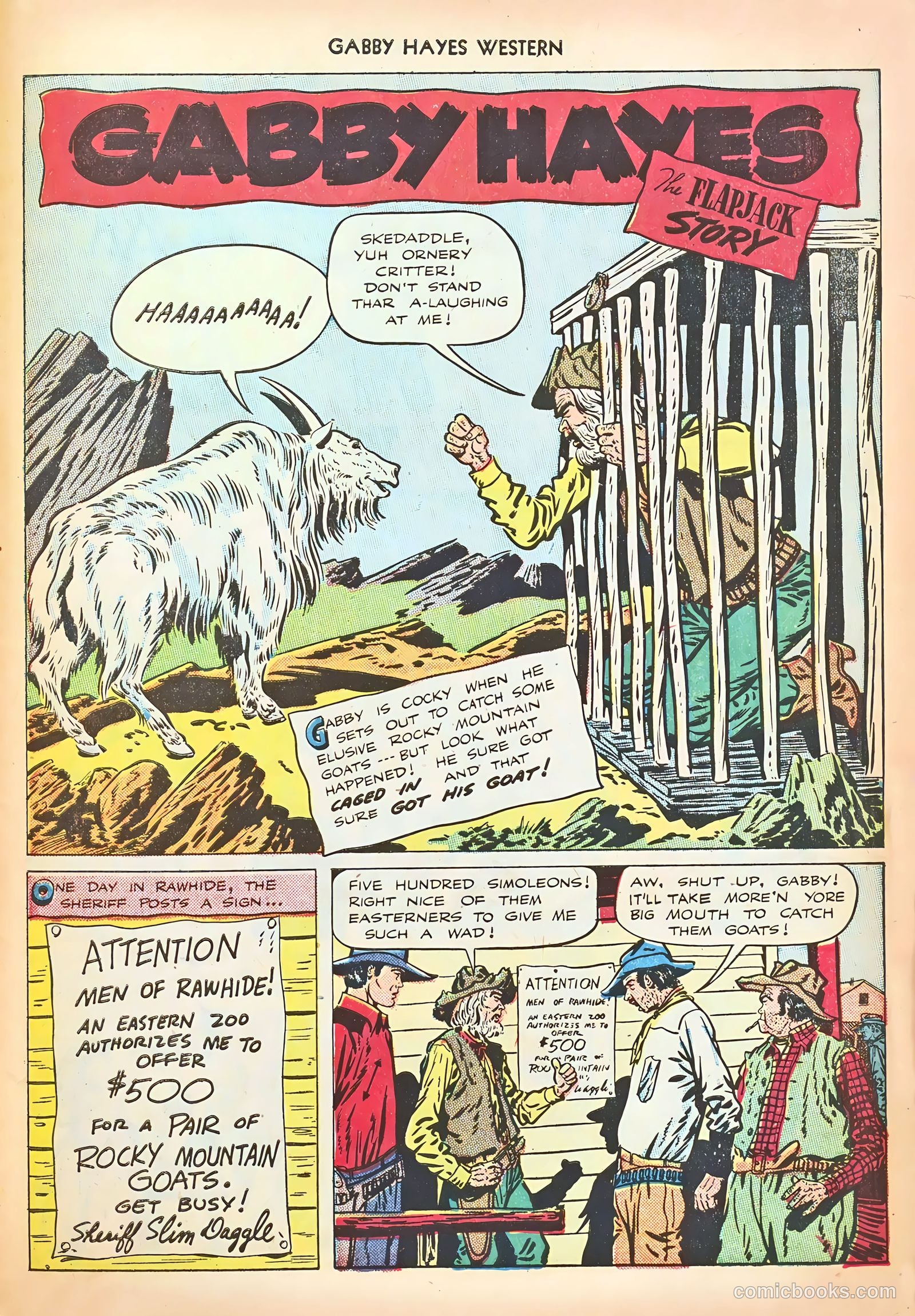 Gabby Hayes Western #10 — page 27 of 36