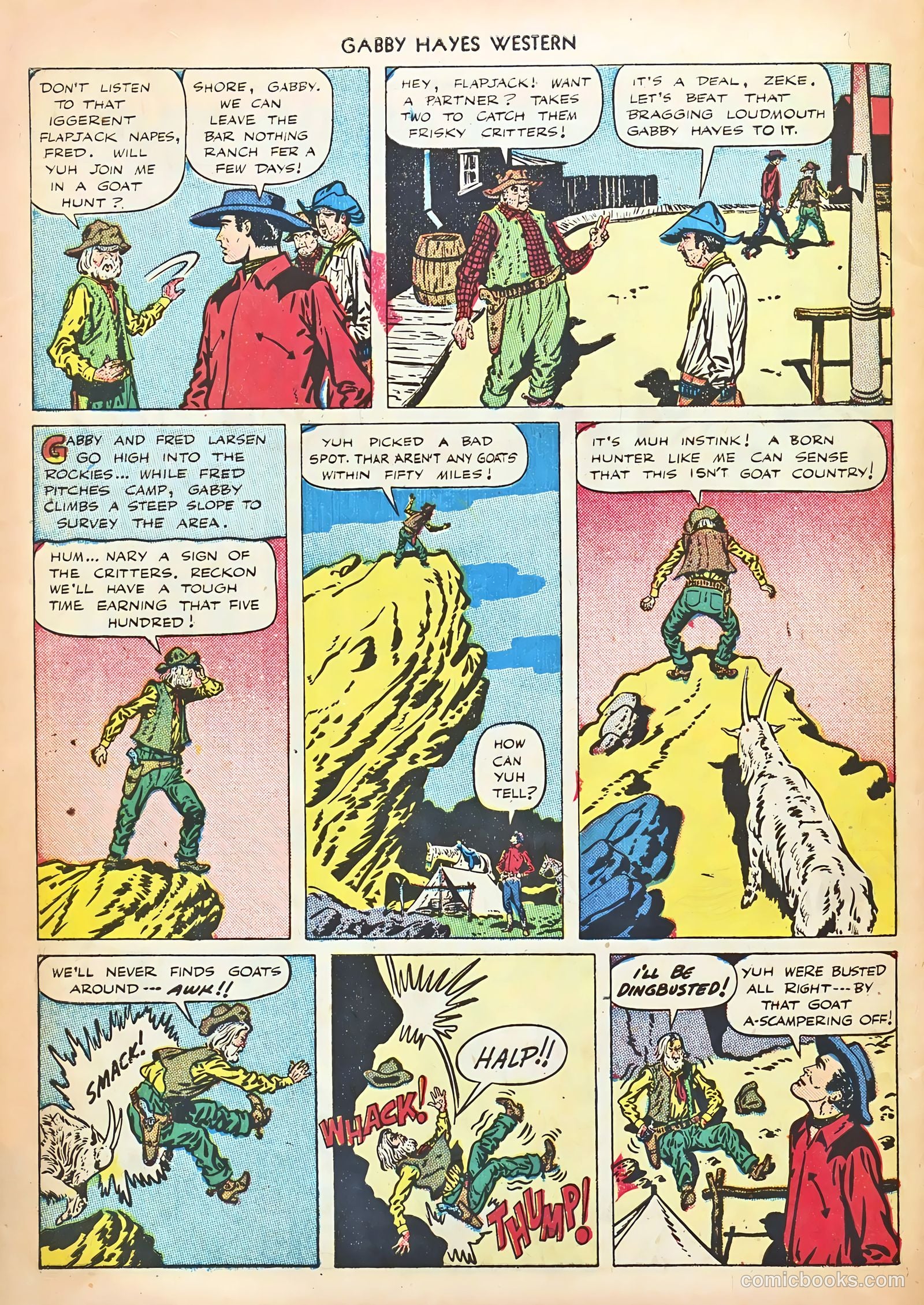 Gabby Hayes Western #10 — page 28 of 36