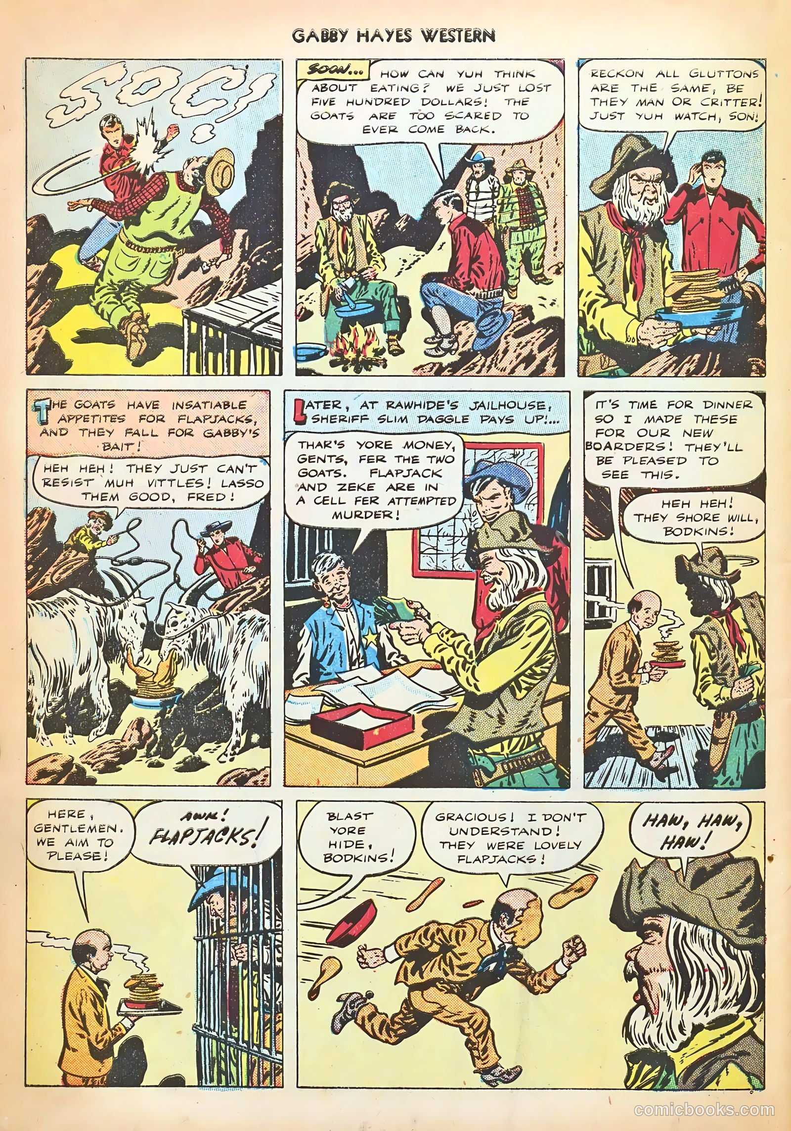 Gabby Hayes Western #10 — page 34 of 36