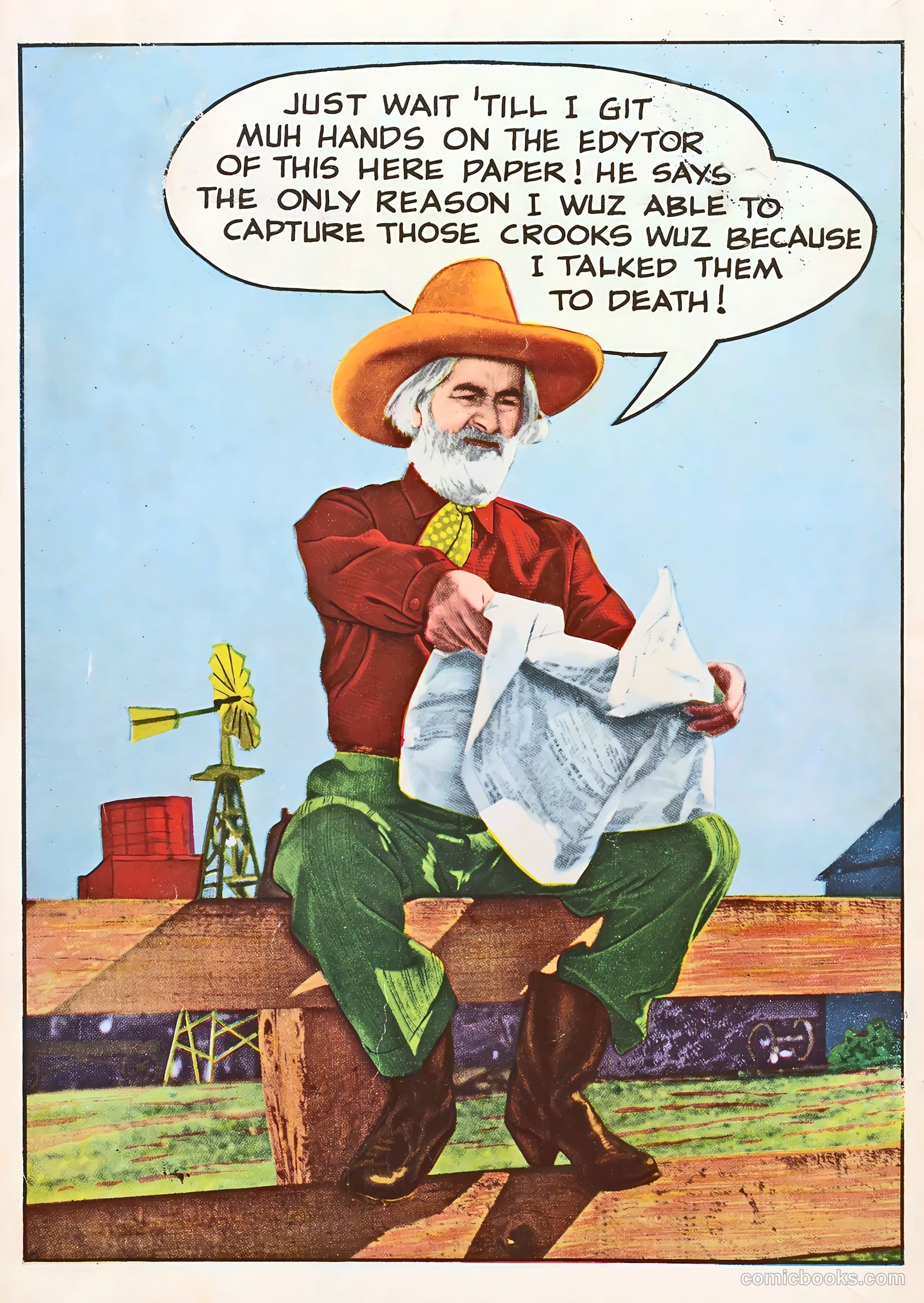 Gabby Hayes Western #10 — page 36 of 36