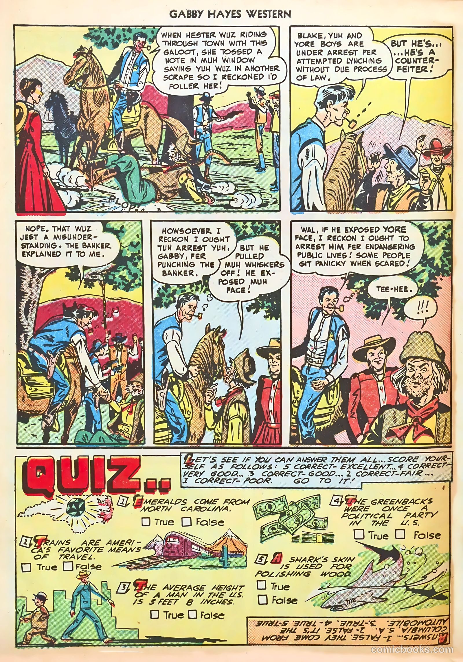Gabby Hayes Western #11 — page 10 of 36