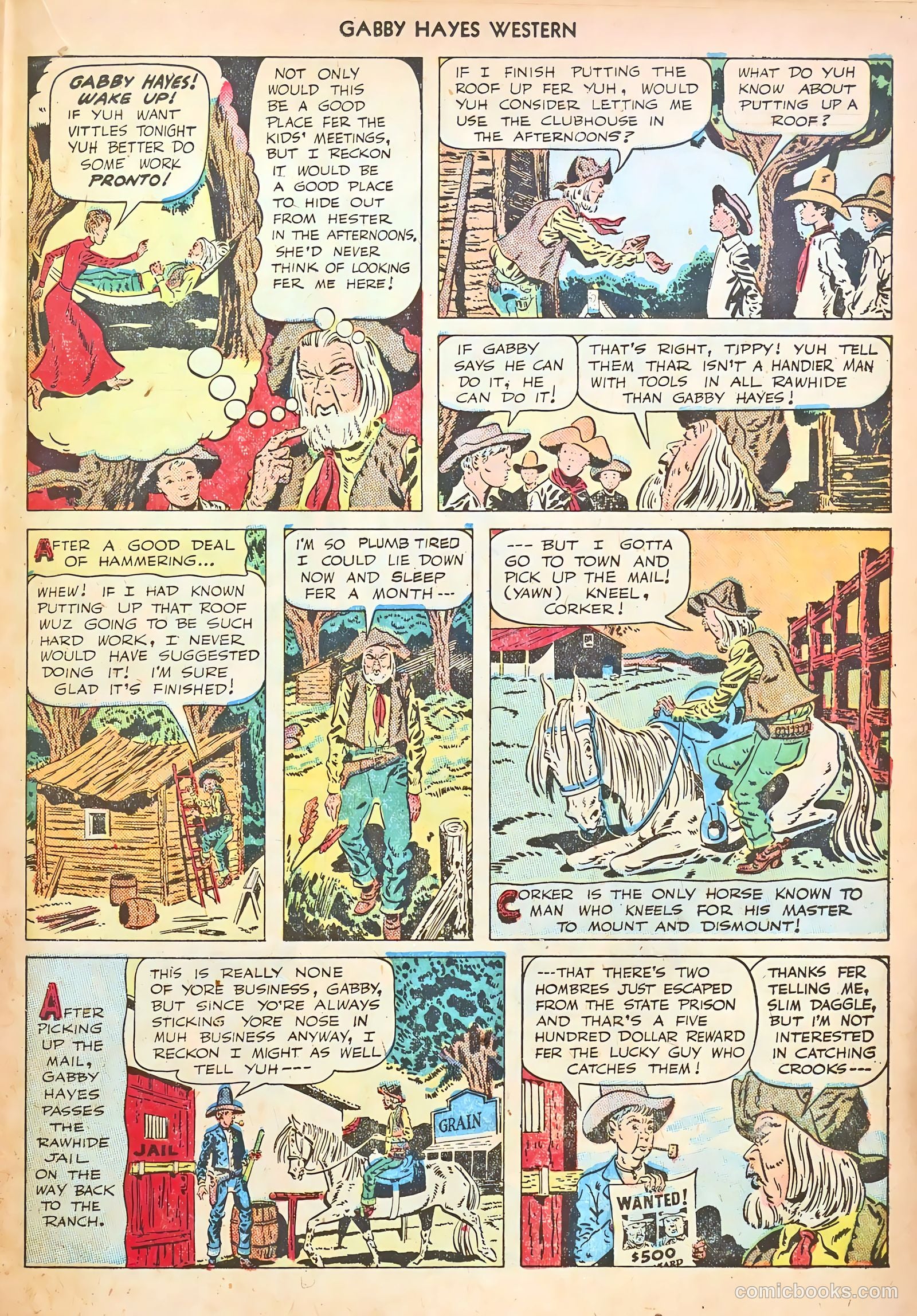 Gabby Hayes Western #12 — page 19 of 36