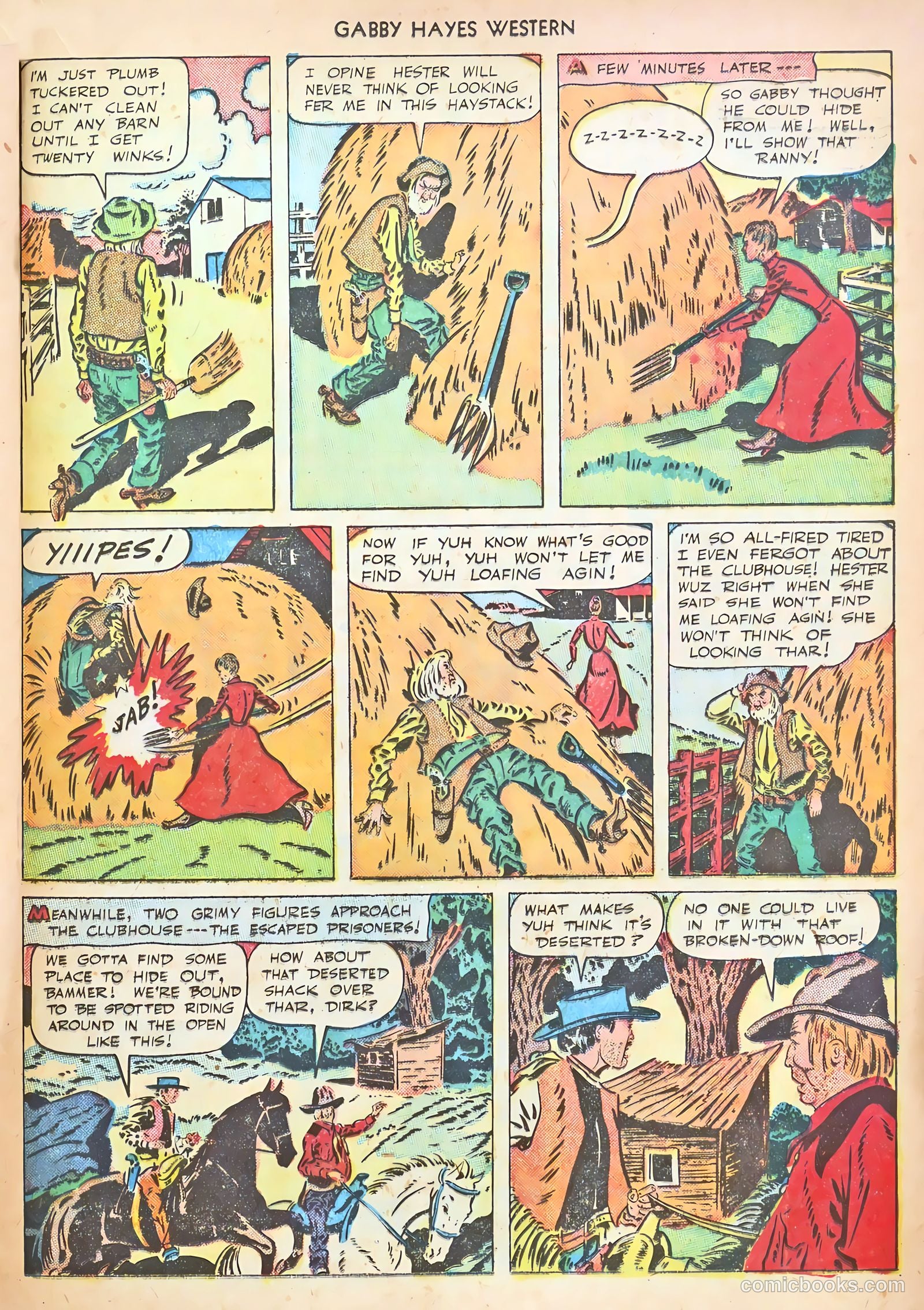Gabby Hayes Western #12 — page 21 of 36