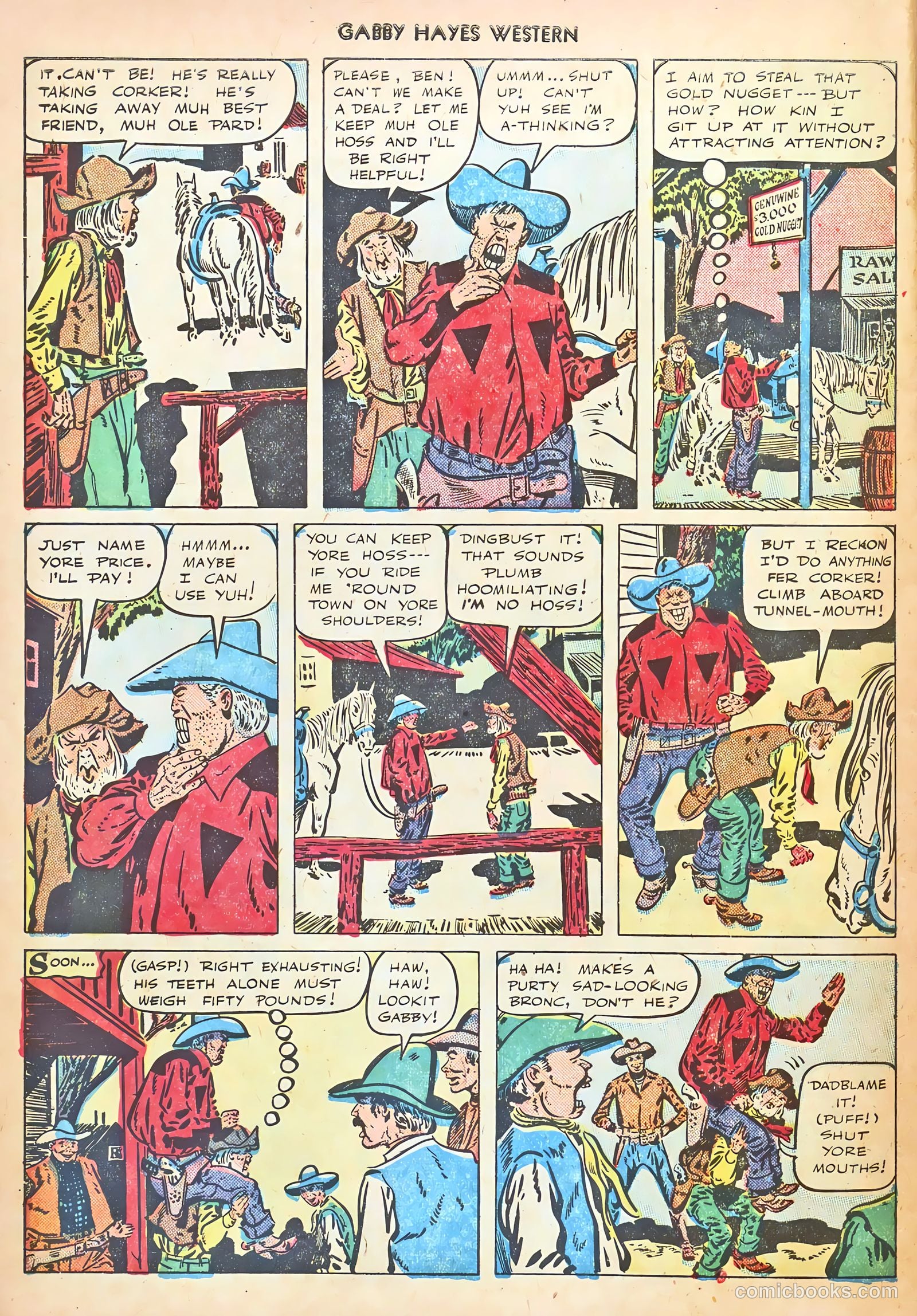 Gabby Hayes Western #12 — page 30 of 36