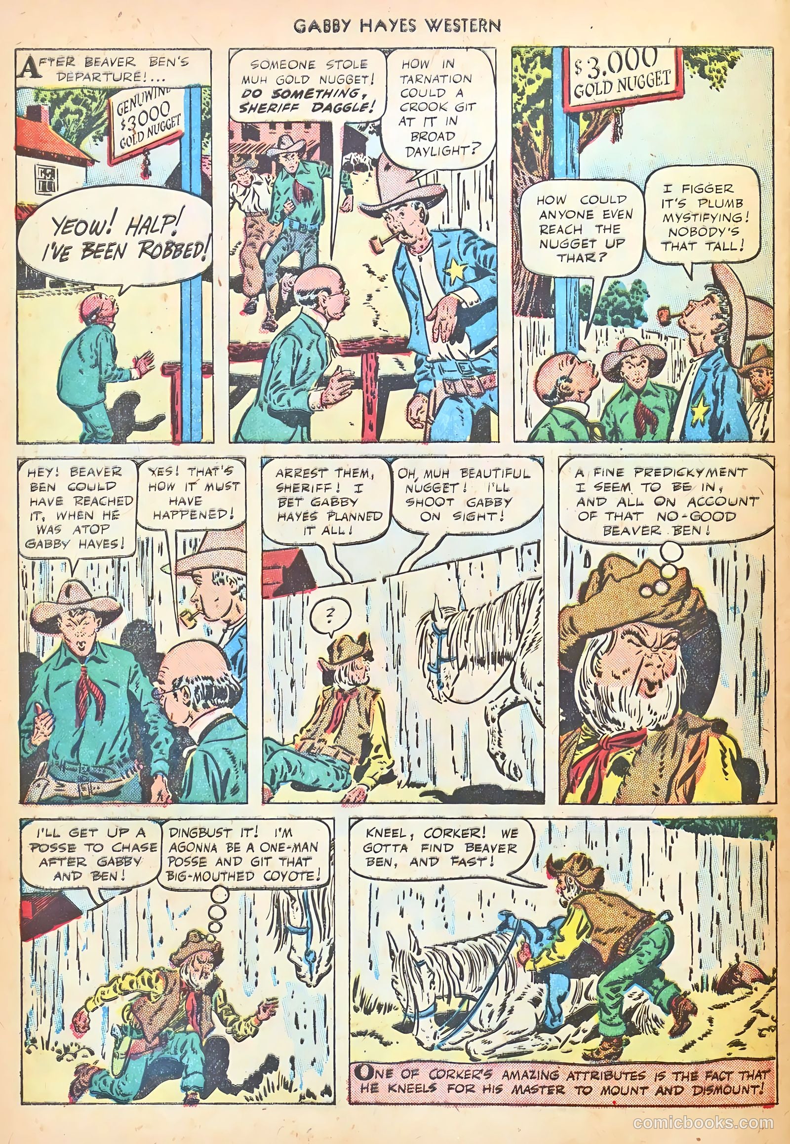 Gabby Hayes Western #12 — page 32 of 36