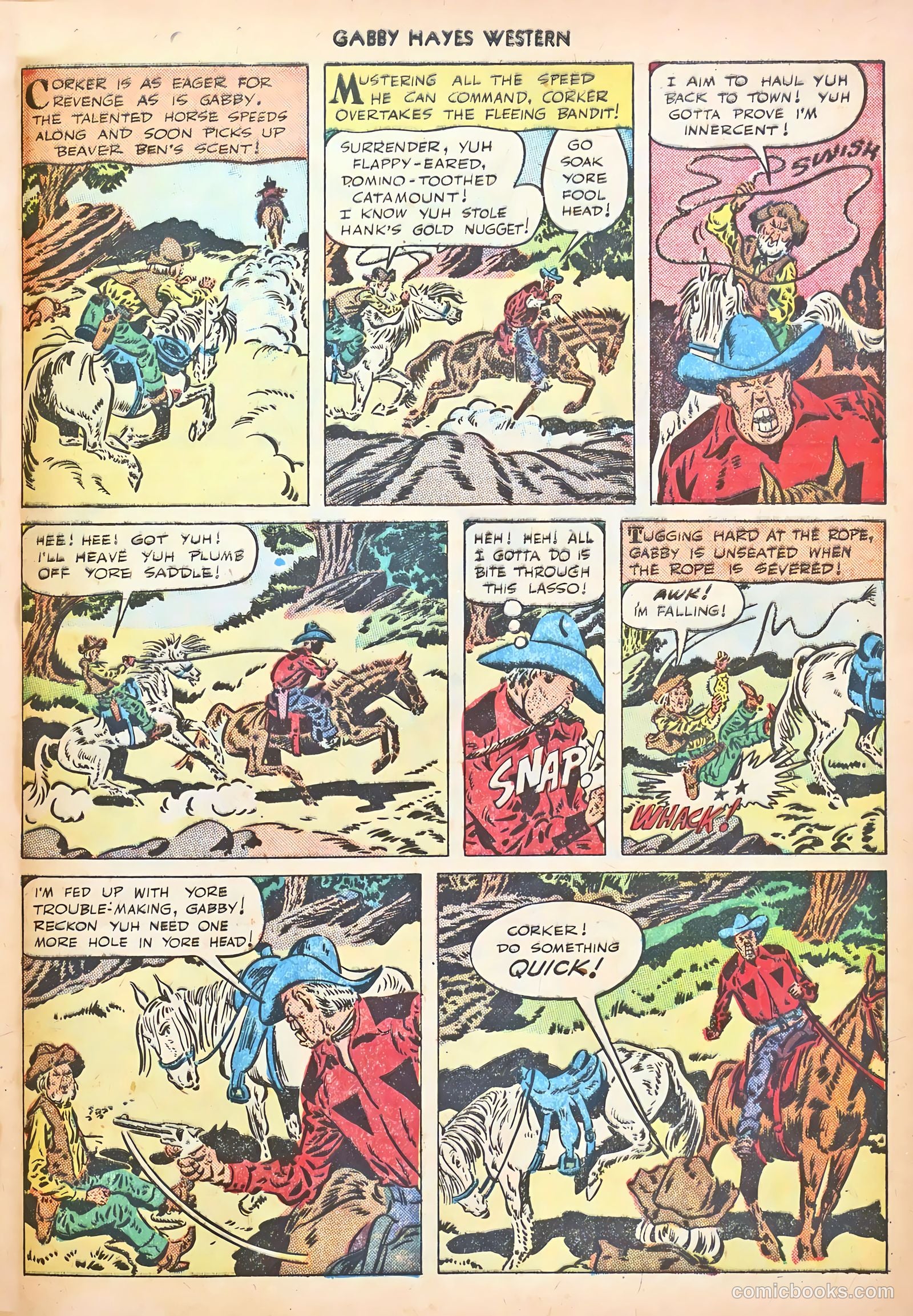 Gabby Hayes Western #12 — page 33 of 36