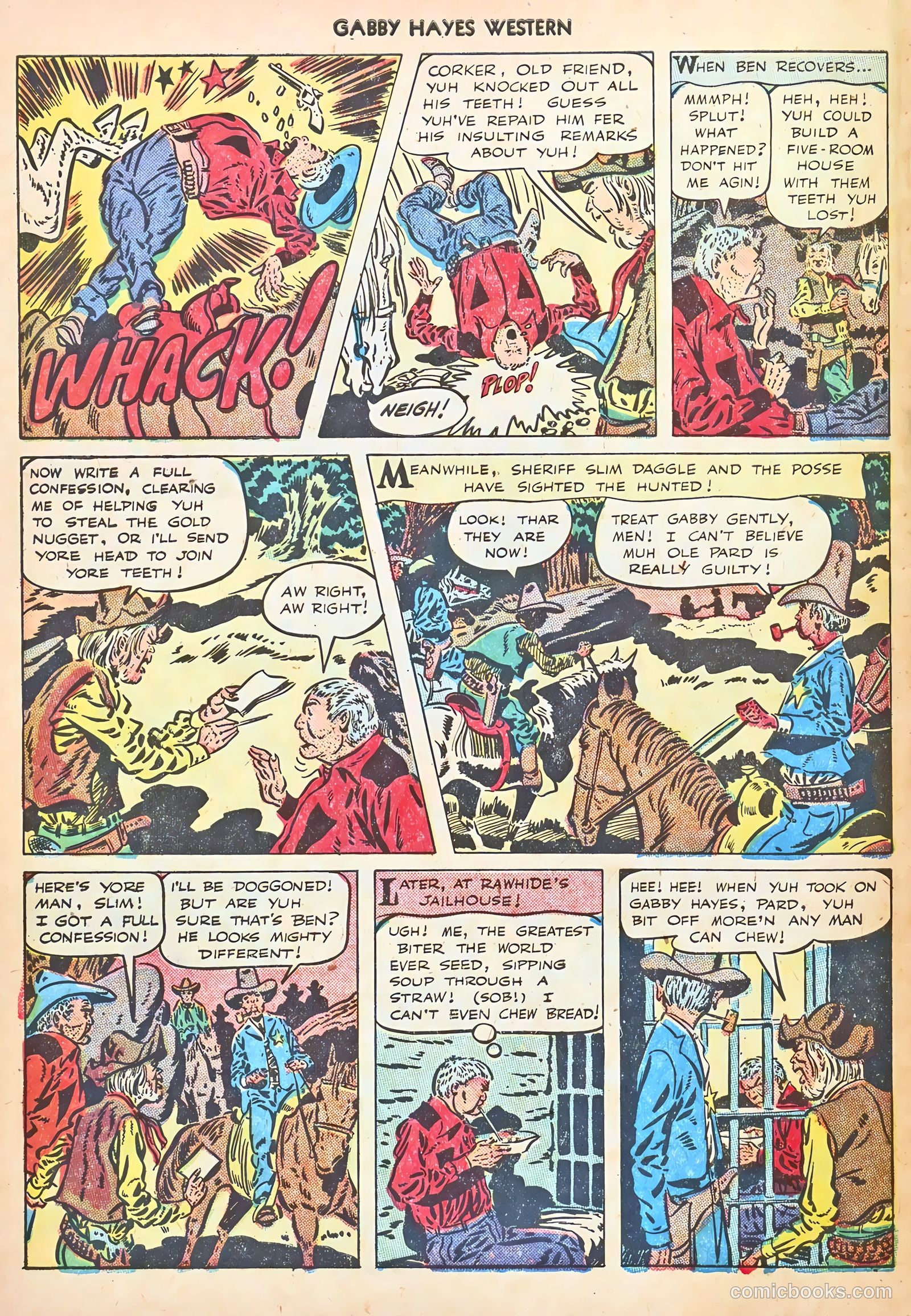 Gabby Hayes Western #12 — page 34 of 36