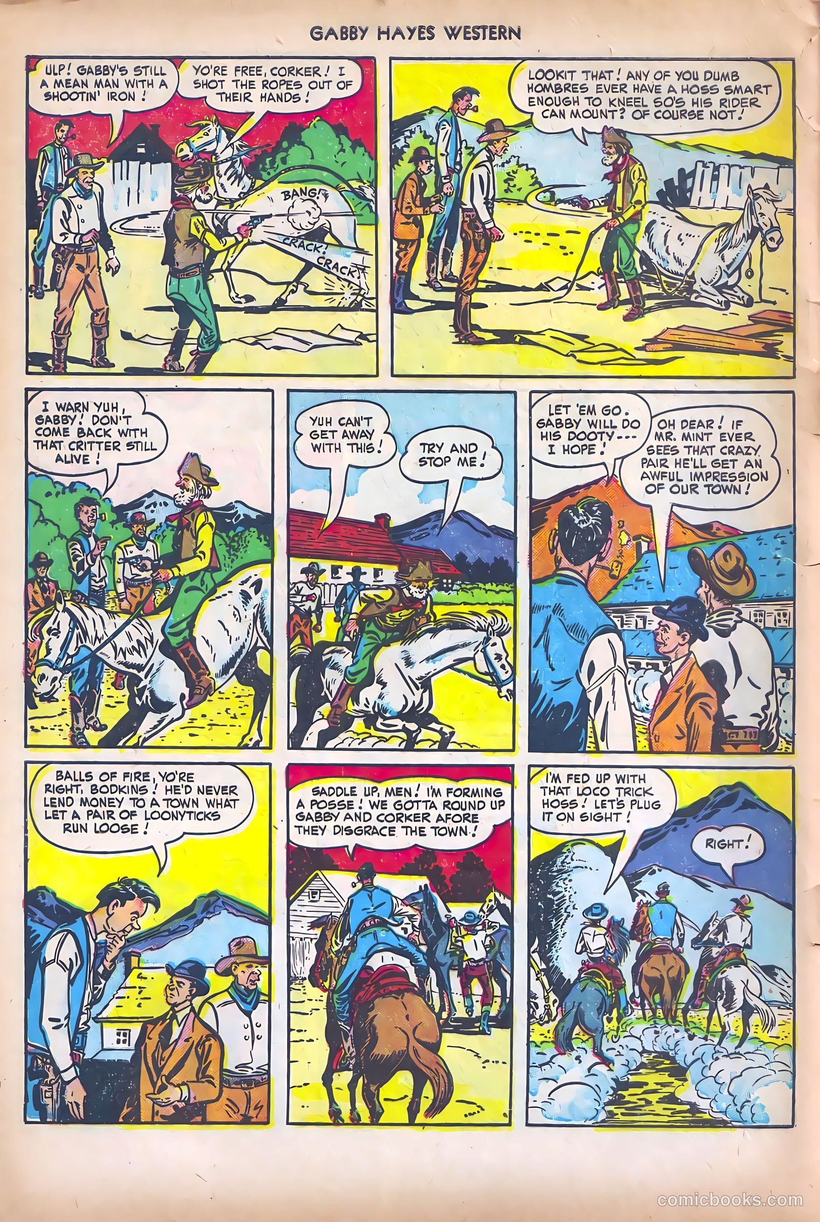 Gabby Hayes Western #13 — page 8 of 36