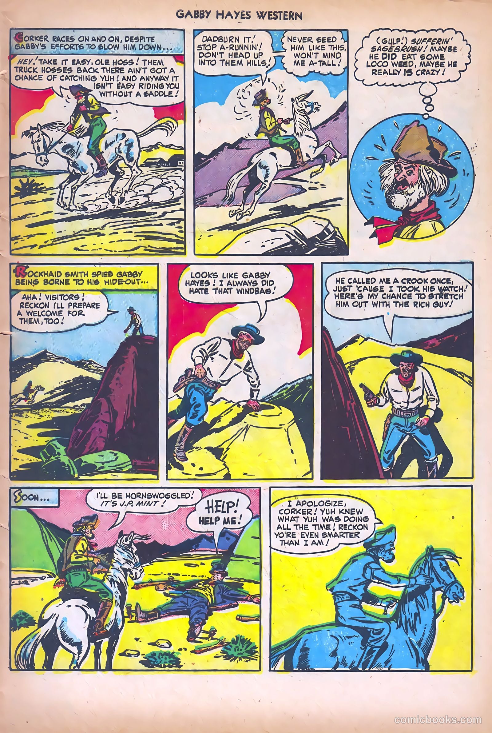 Gabby Hayes Western #13 — page 9 of 36