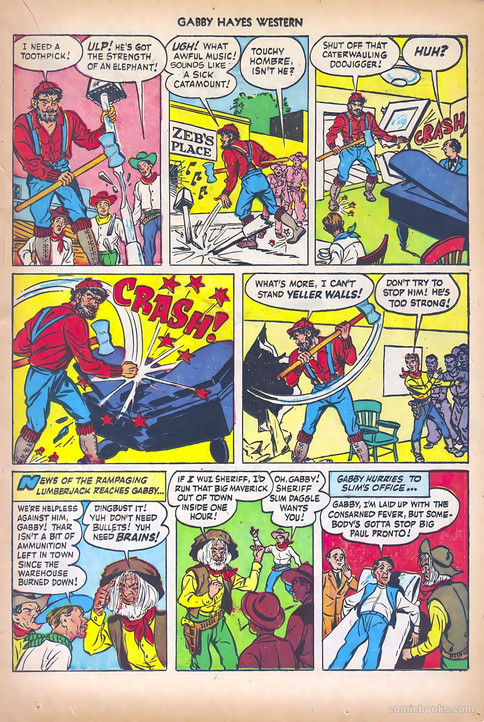 Gabby Hayes Western #13 — page 17 of 36